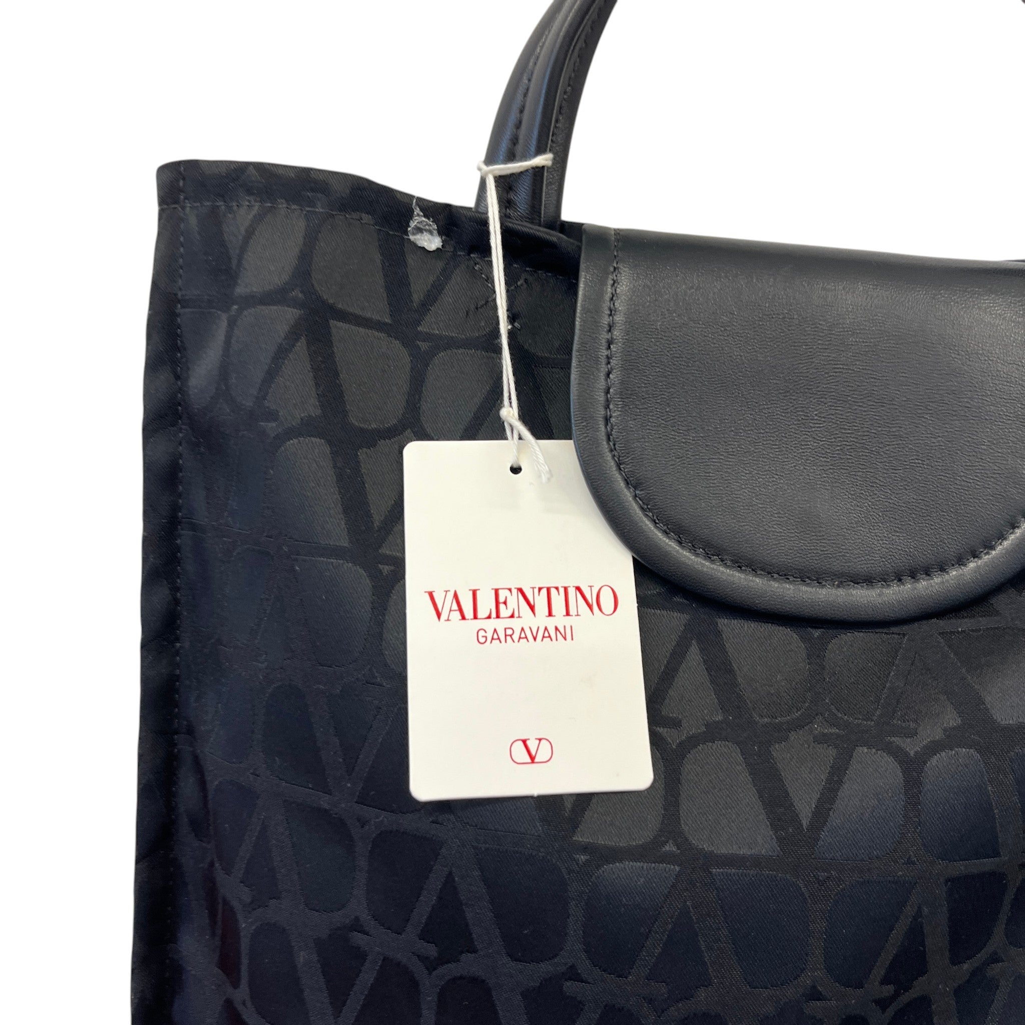 Women's Monogram Tote Bag Black
