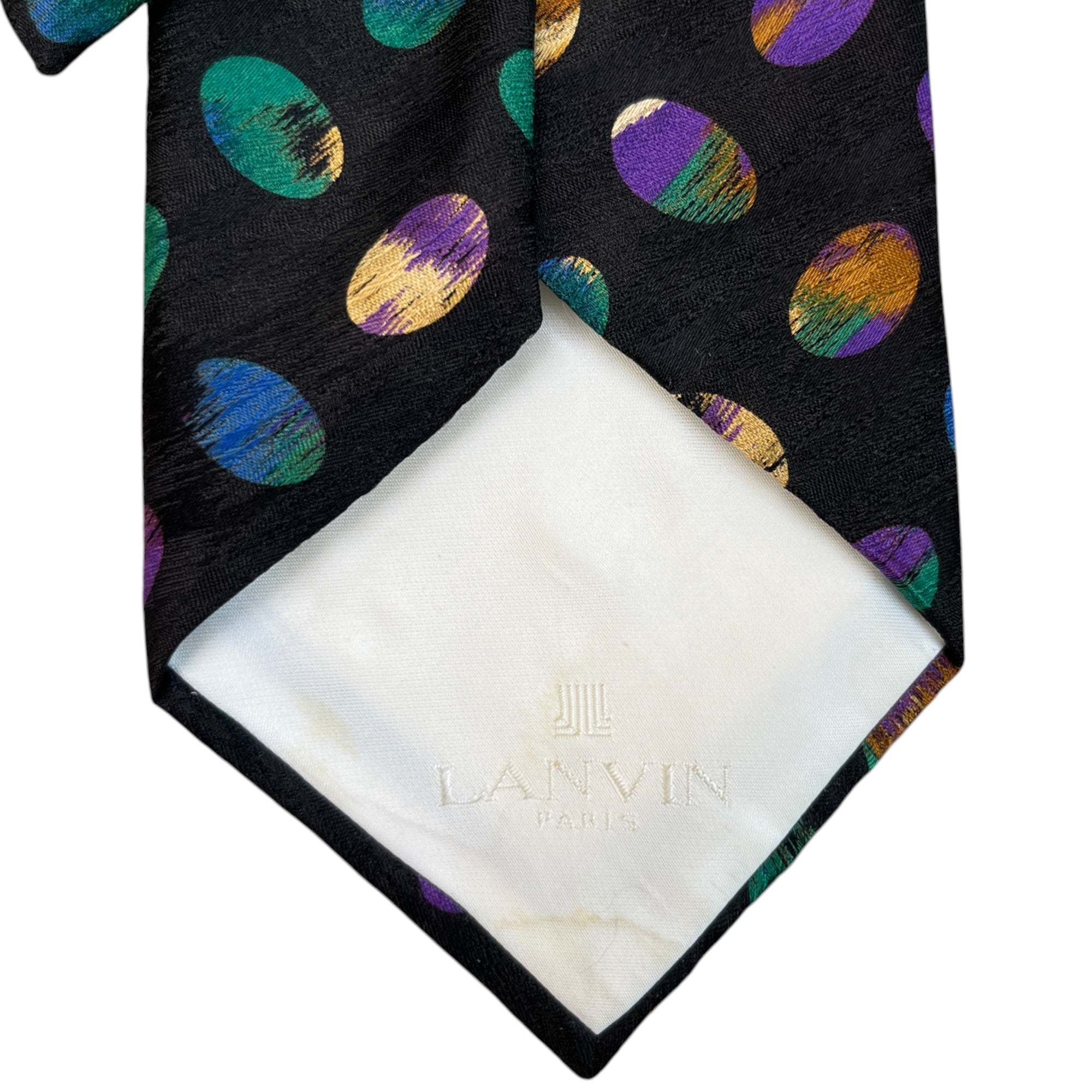 Men's Multicolour Tie Black