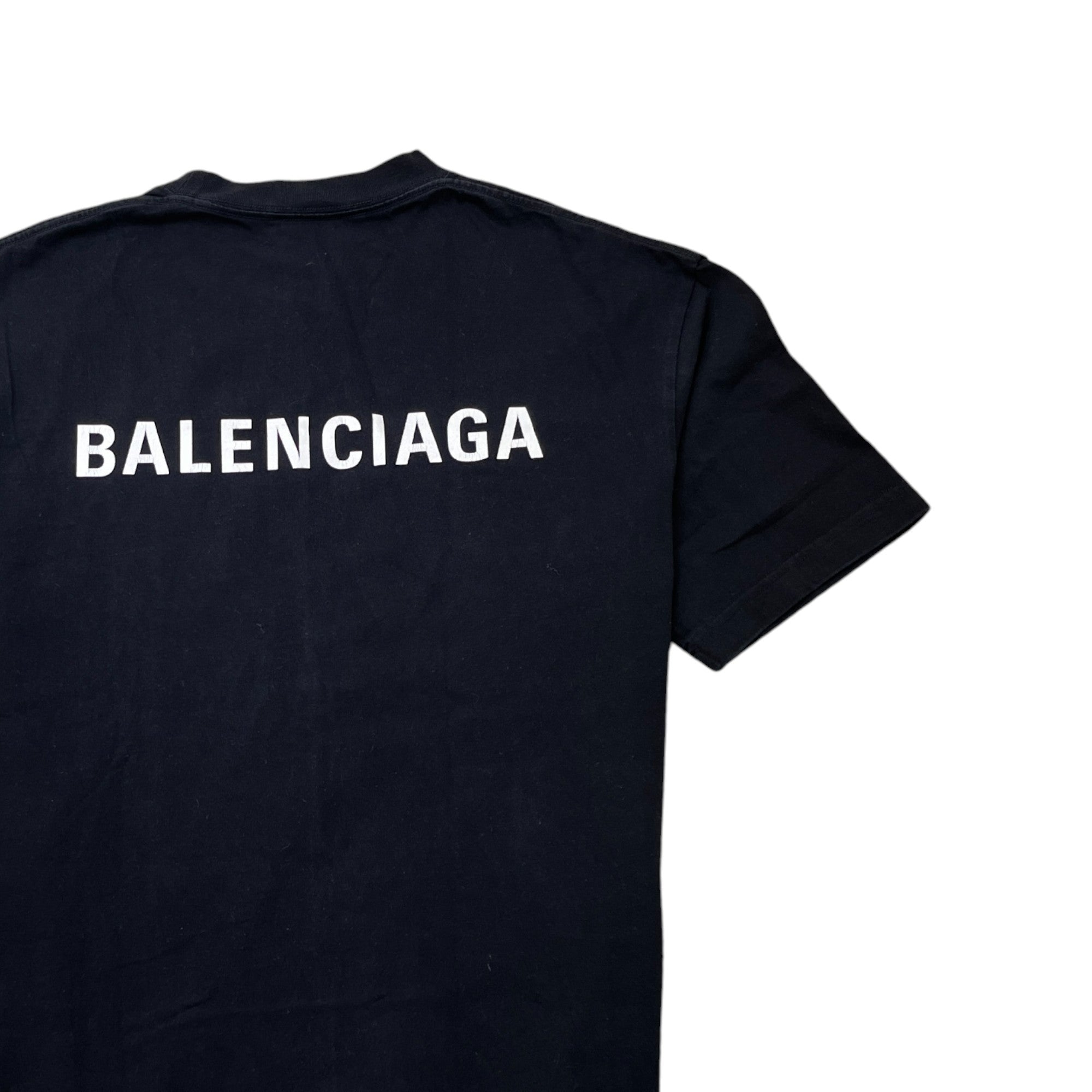 Men's Logo Print T-Shirt Black Size S