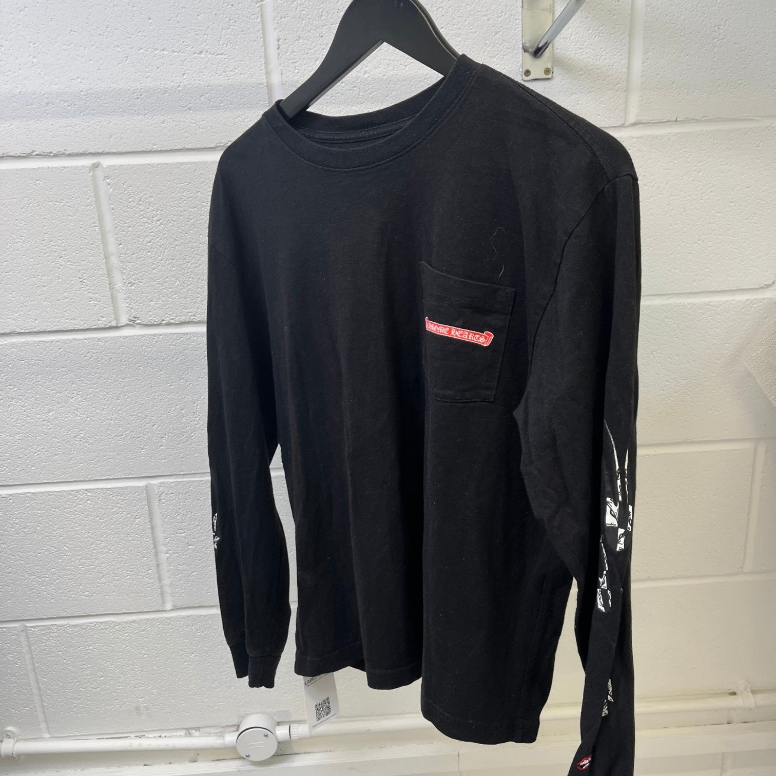 Men's Matty Boy Stay Fast Long Sleeve T-Shirt Black Size L