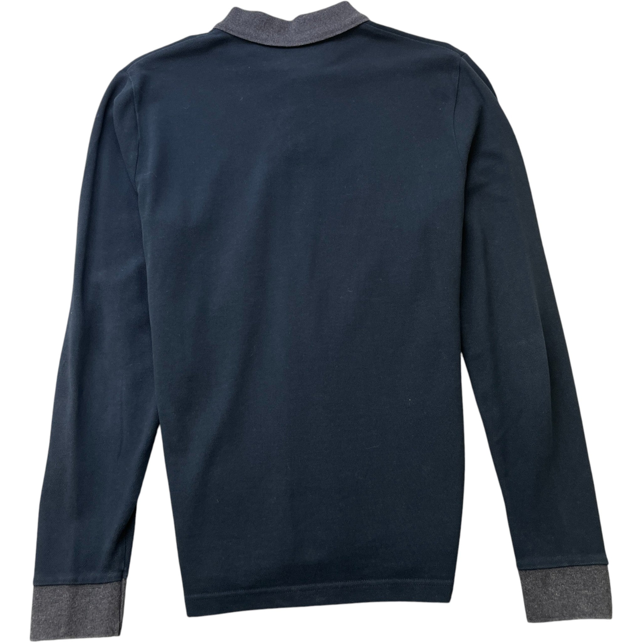 Men's Maglia Polo Shirt Navy Size L