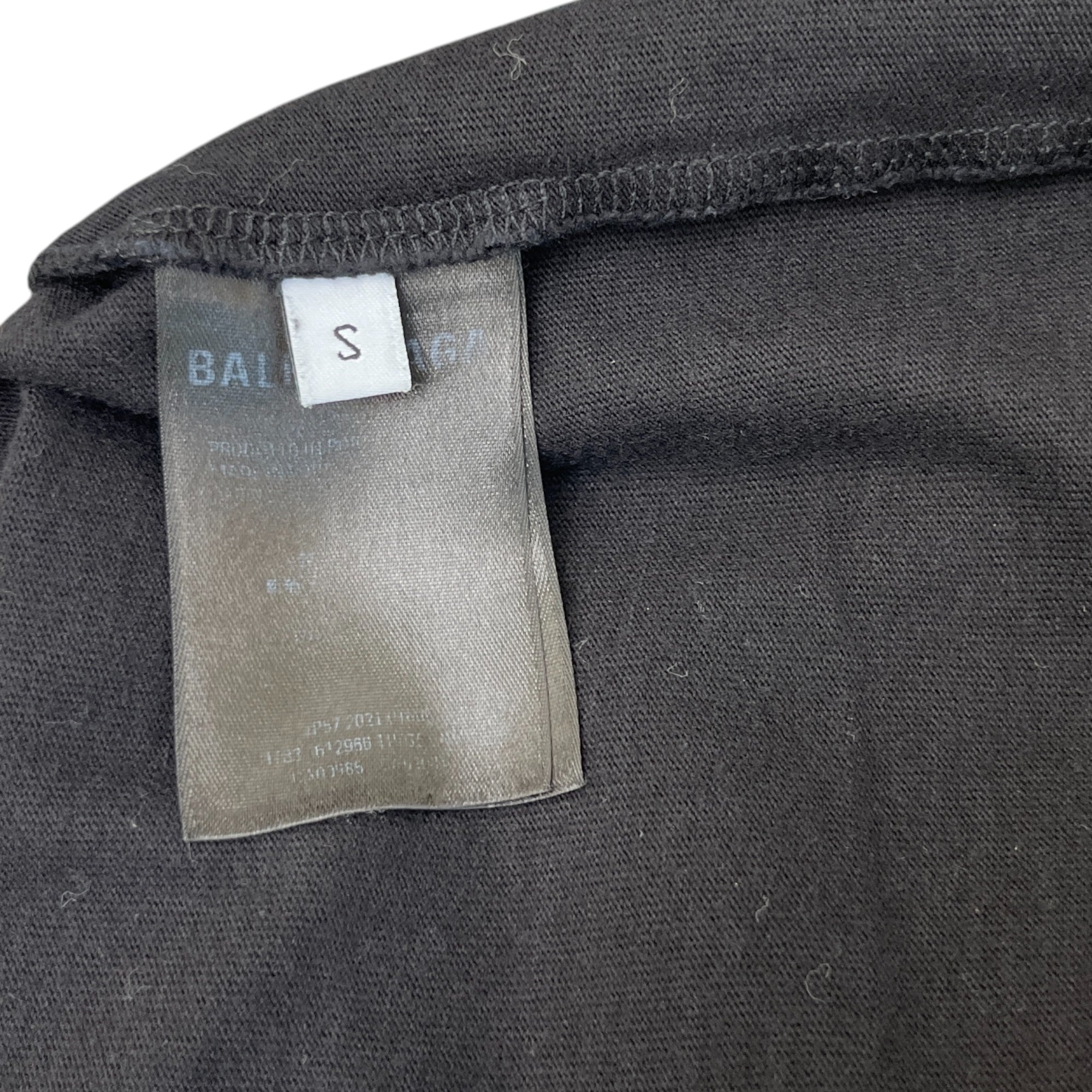 Men's Logo Print T-Shirt Black Size S