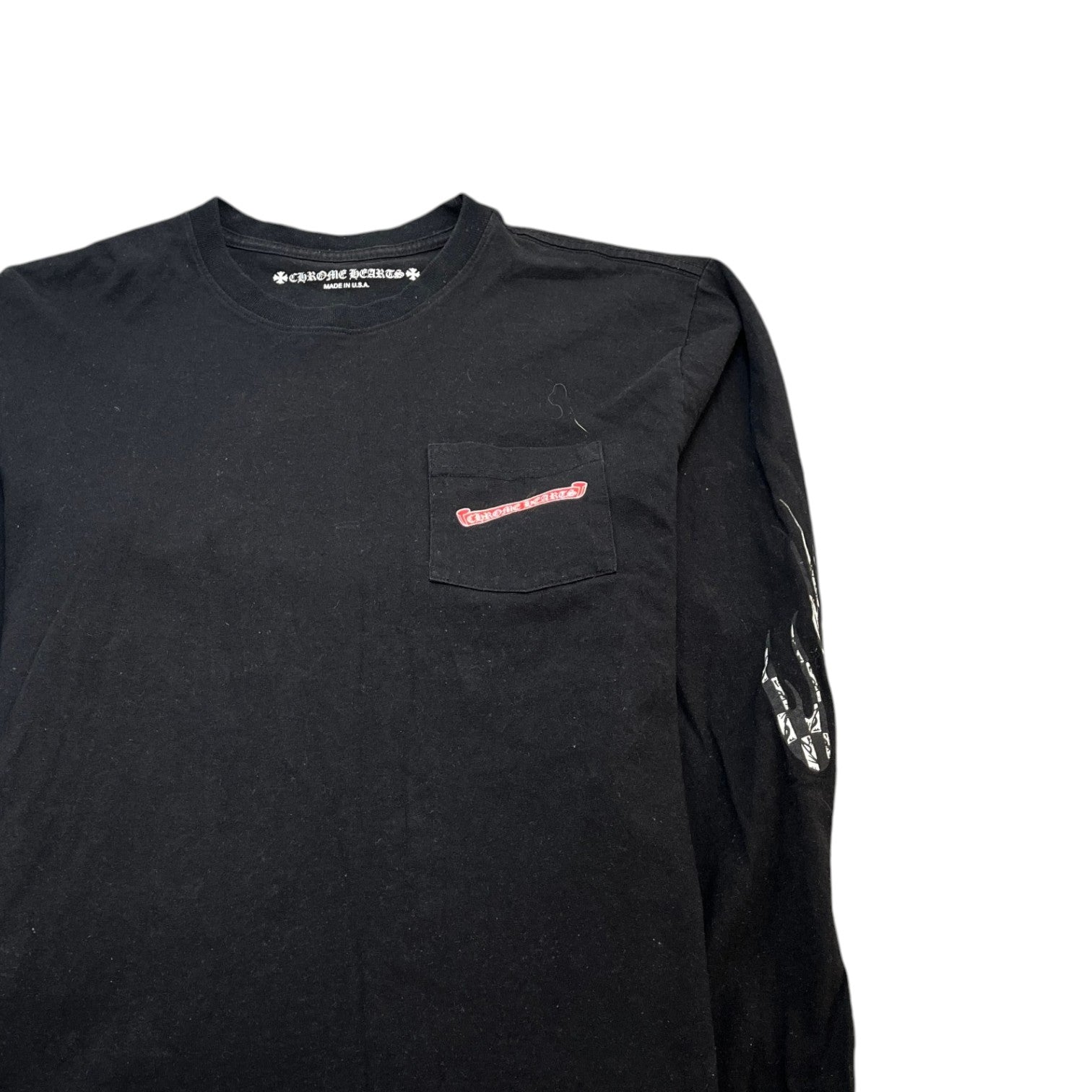 Men's Matty Boy Stay Fast Long Sleeve T-Shirt Black Size L