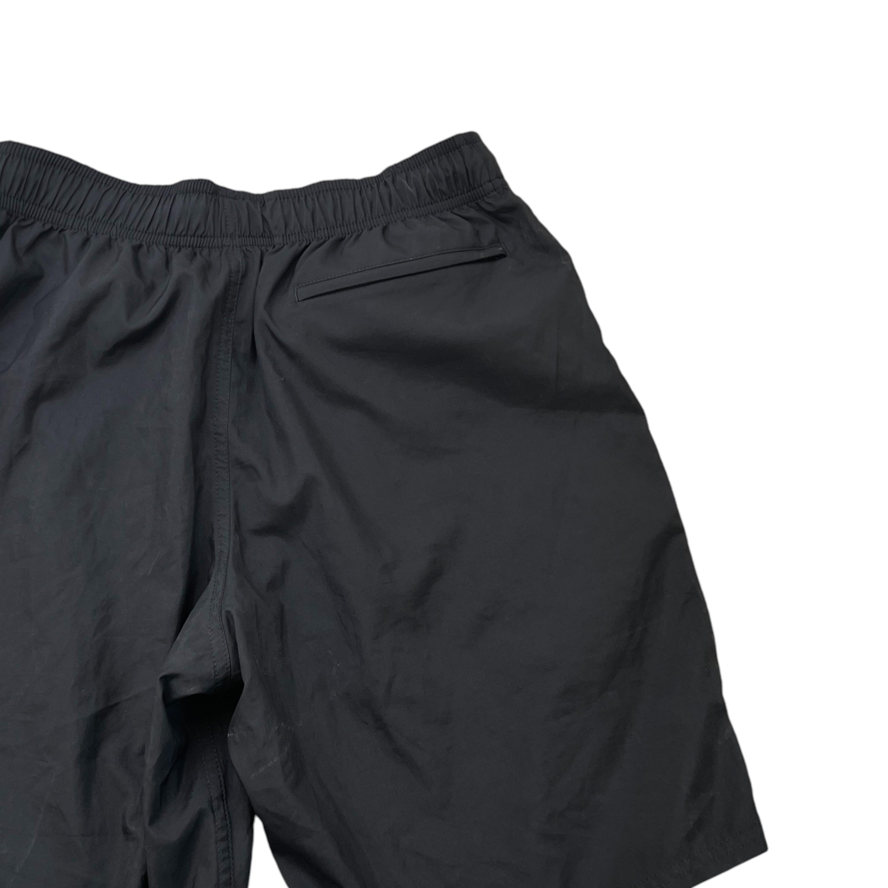 Men's Logo Print Swim Shorts Black Size S