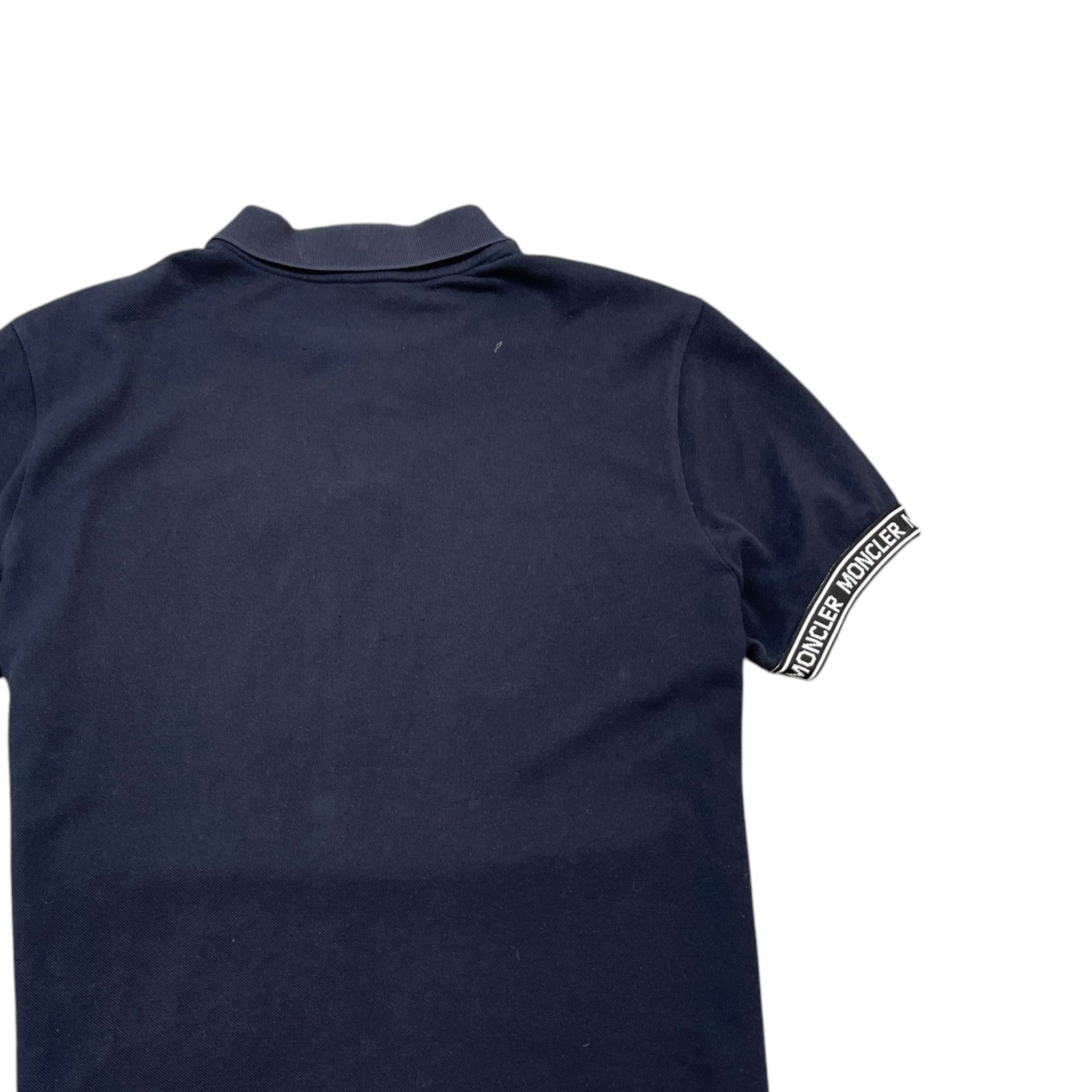 Men's Maglia Polo Shirt Navy Size L