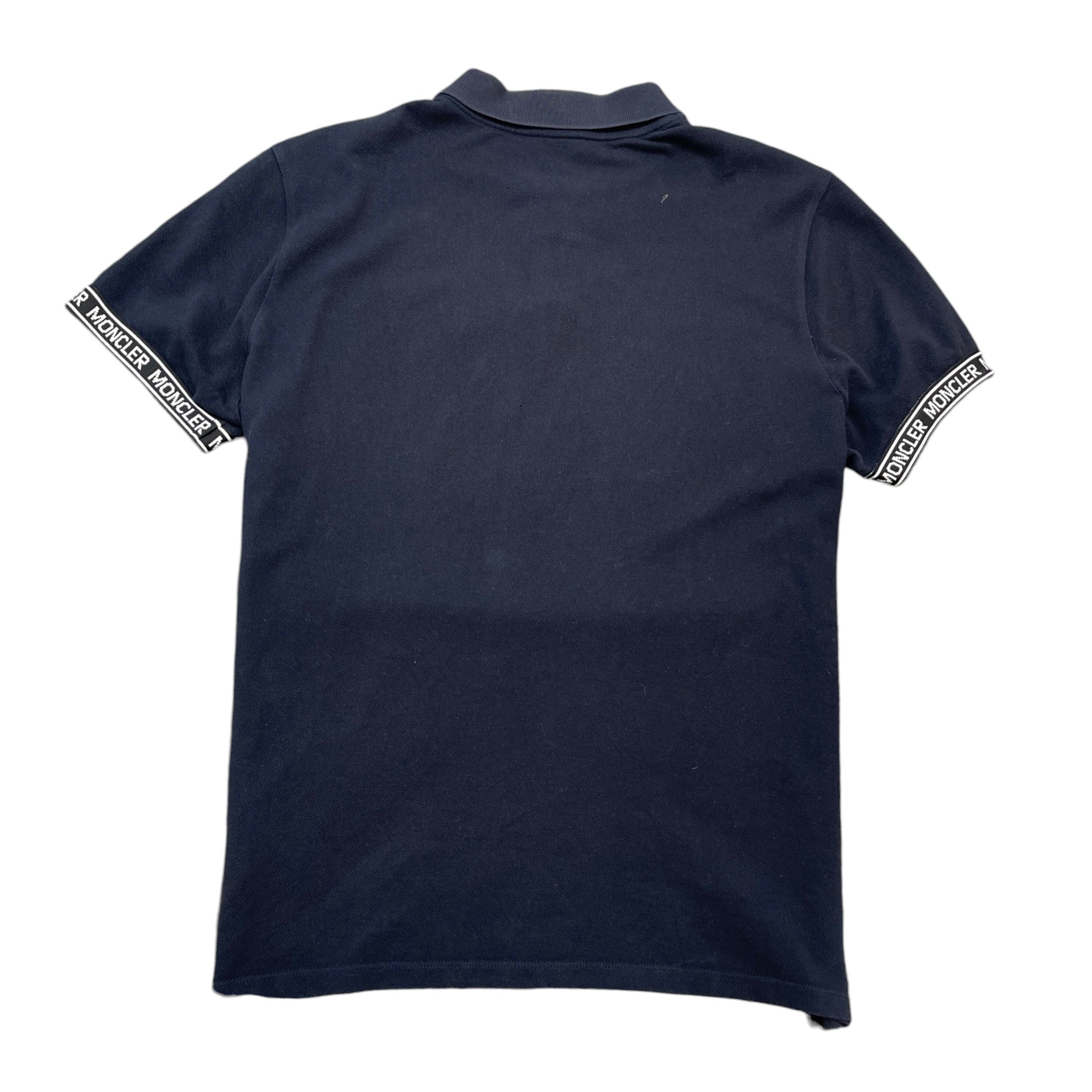 Men's Maglia Polo Shirt Navy Size L