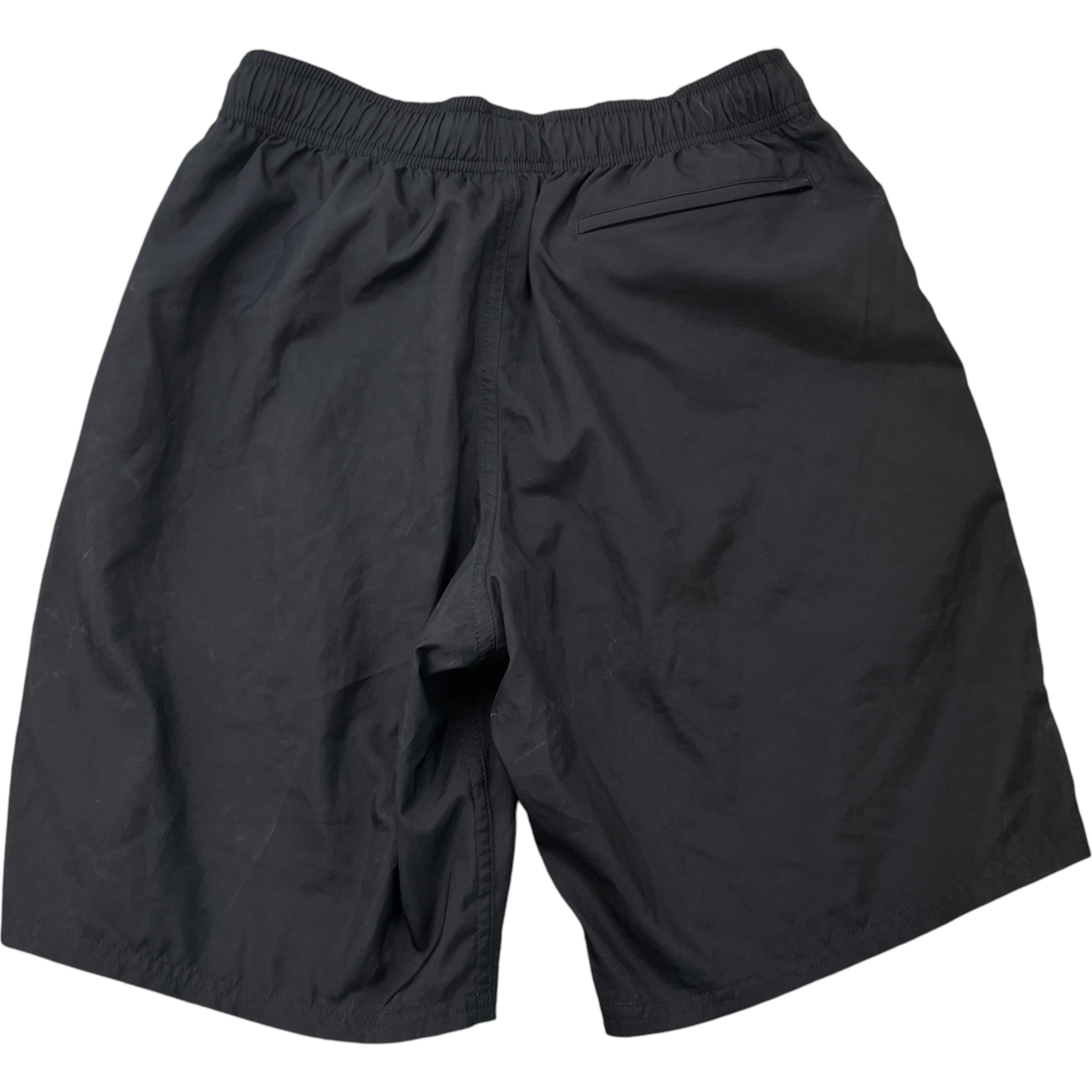 Men's Logo Print Swim Shorts Black Size S