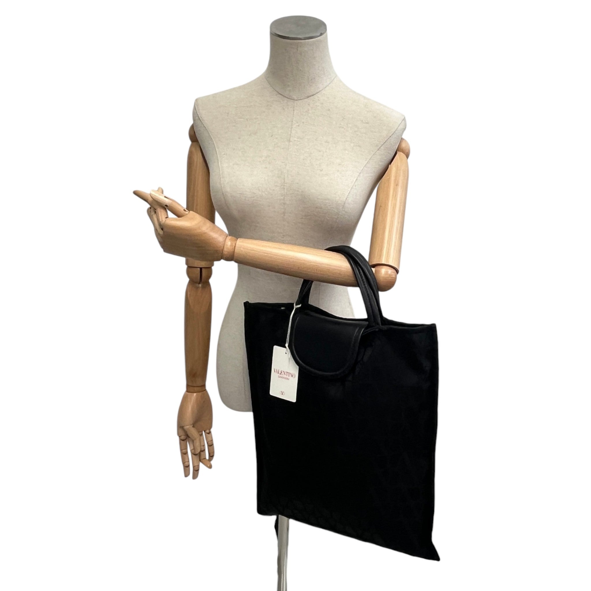 Women's Monogram Tote Bag Black