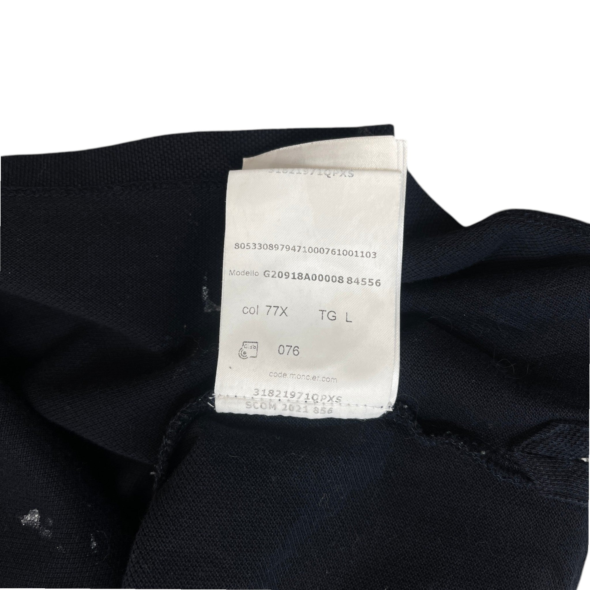 Men's Maglia Polo Shirt Navy Size L