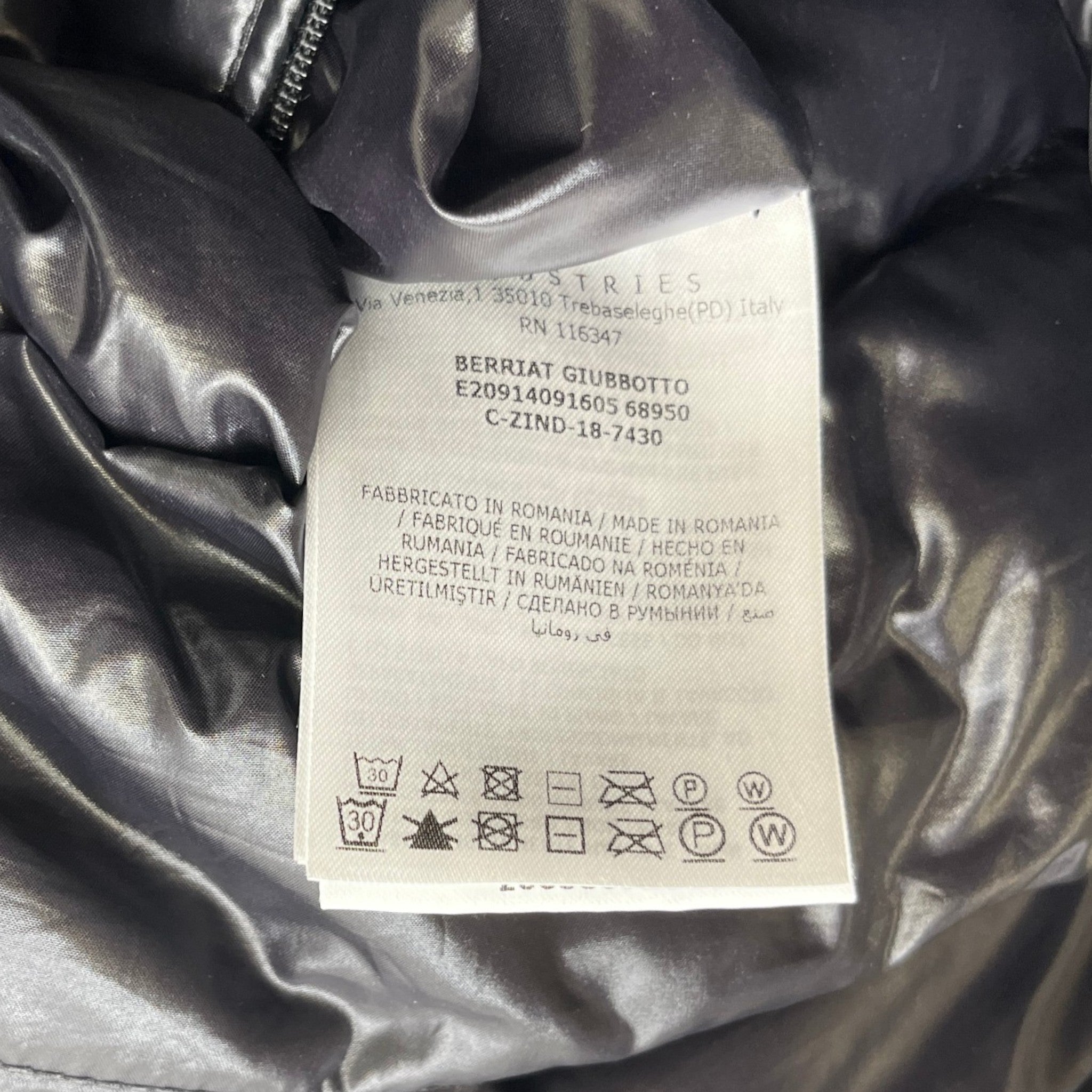 Men's Berriat Down Jacket Black Size 5 / XXL