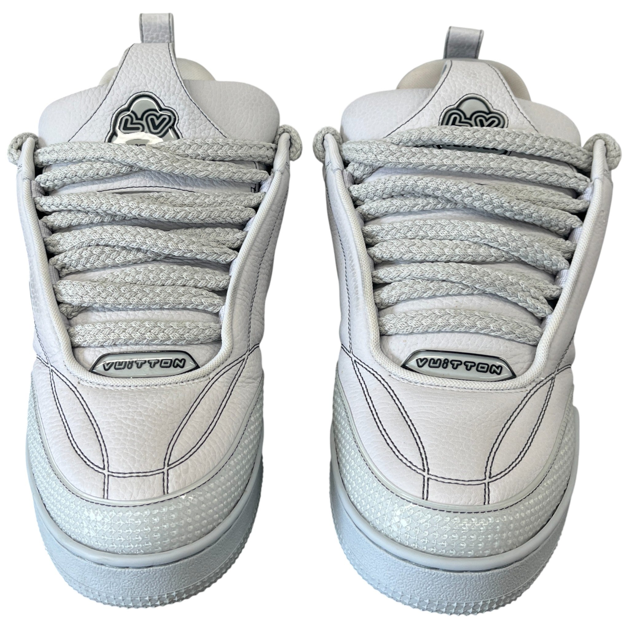 Men's Lv Skate Low Trainers Grey Size EU 44 / UK 10