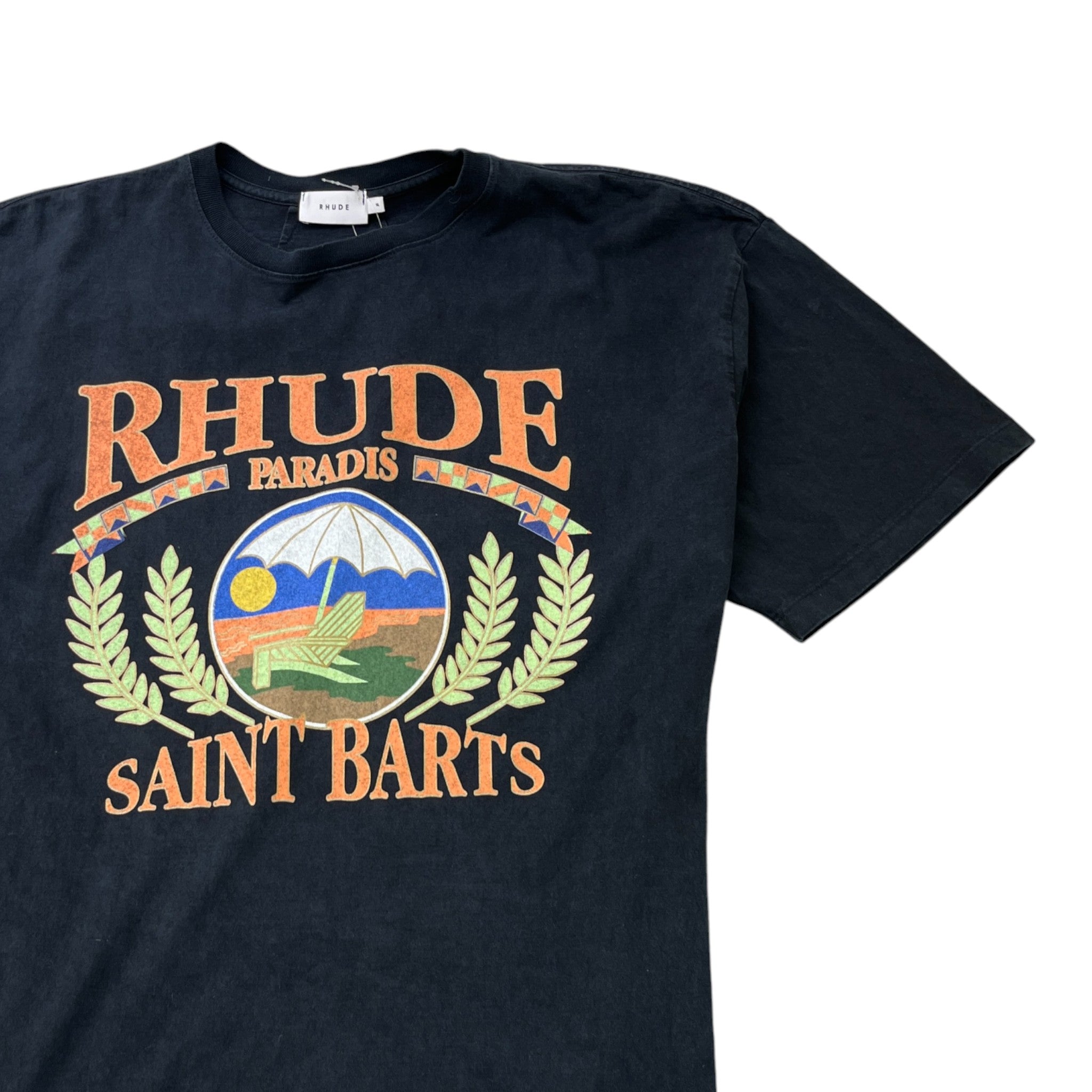 Men's Saint Barts T-Shirt Navy Size XL