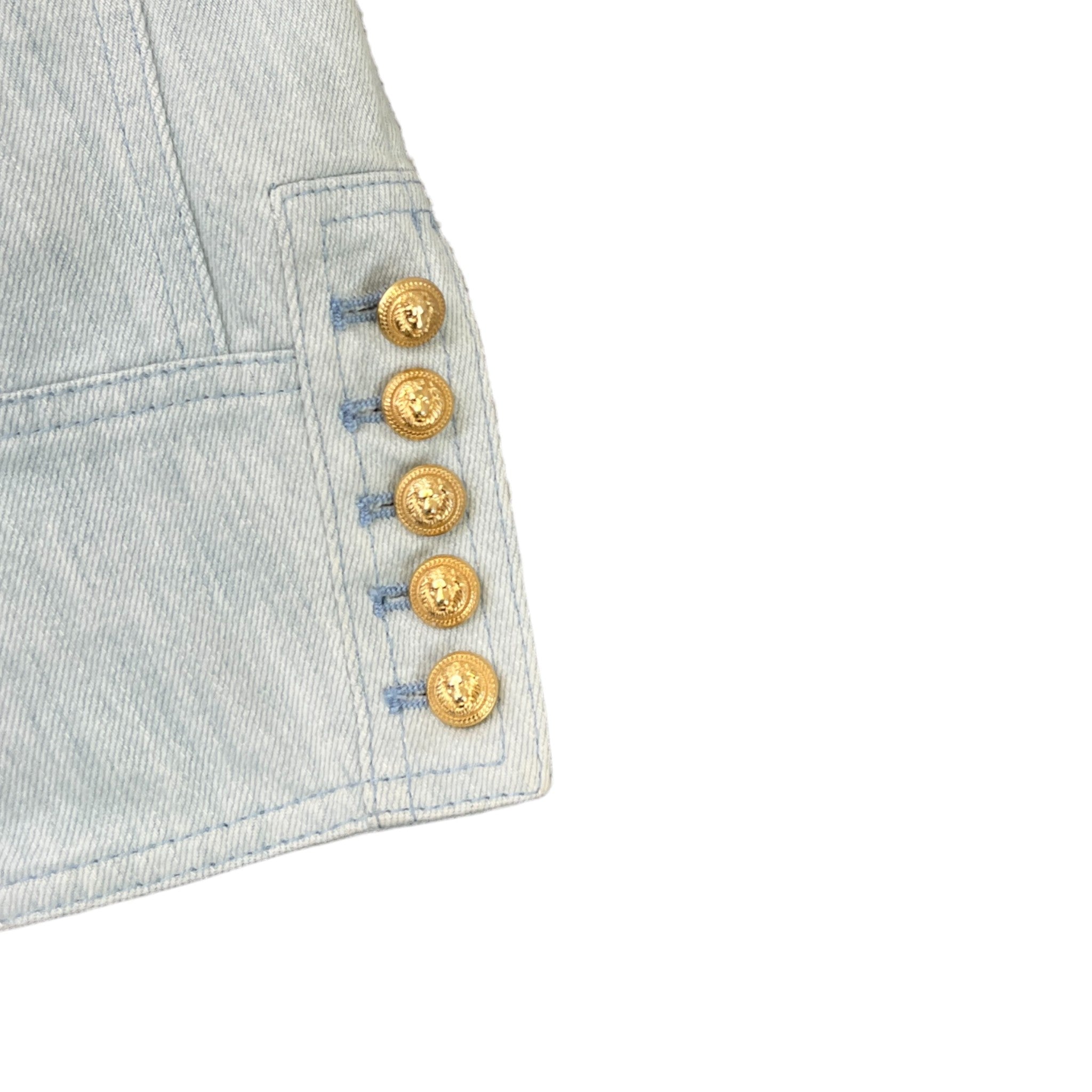 Women's Double Breasted Jacket Blue Size IT 38 / UK 6