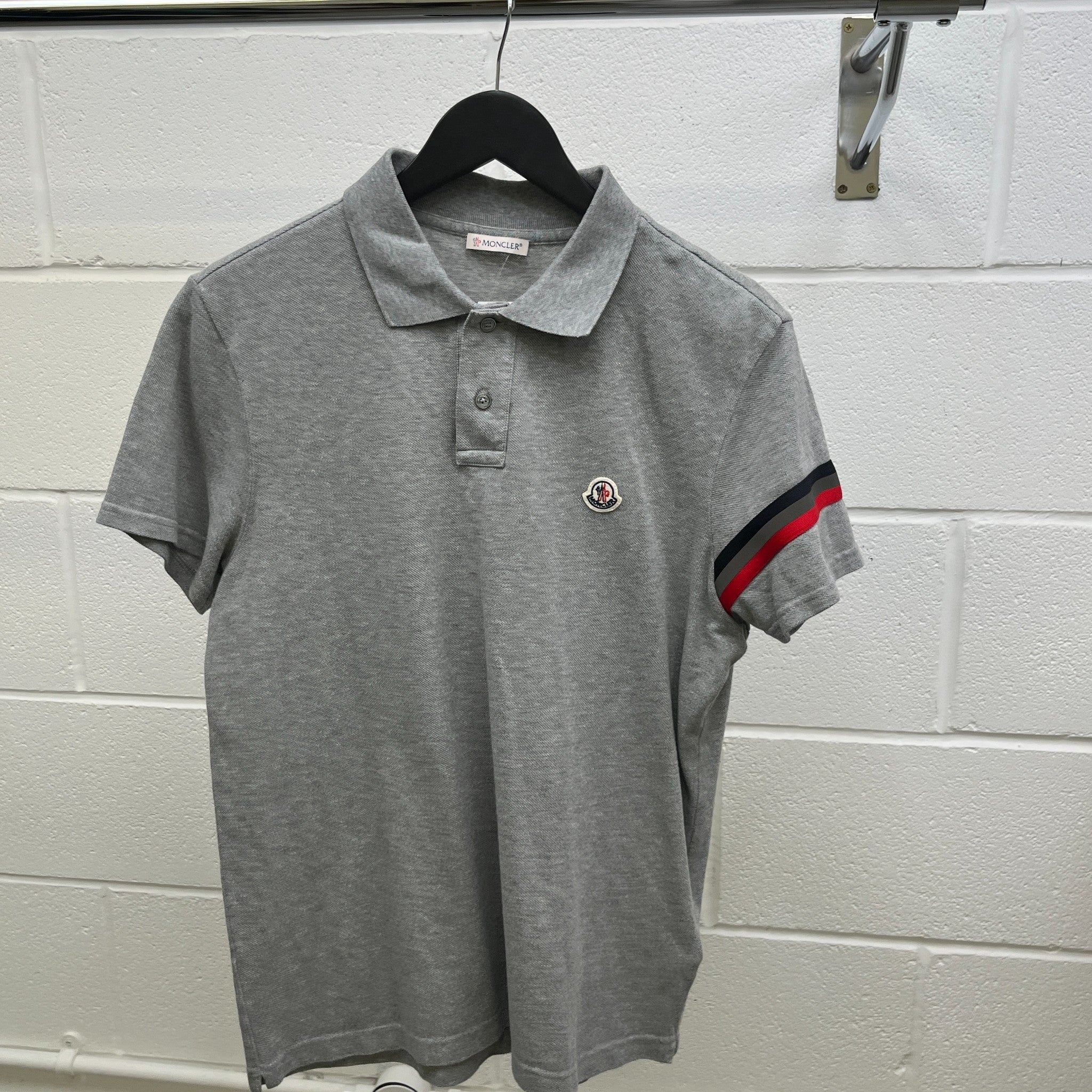Men's Maglia Polo Shirt Grey Size M