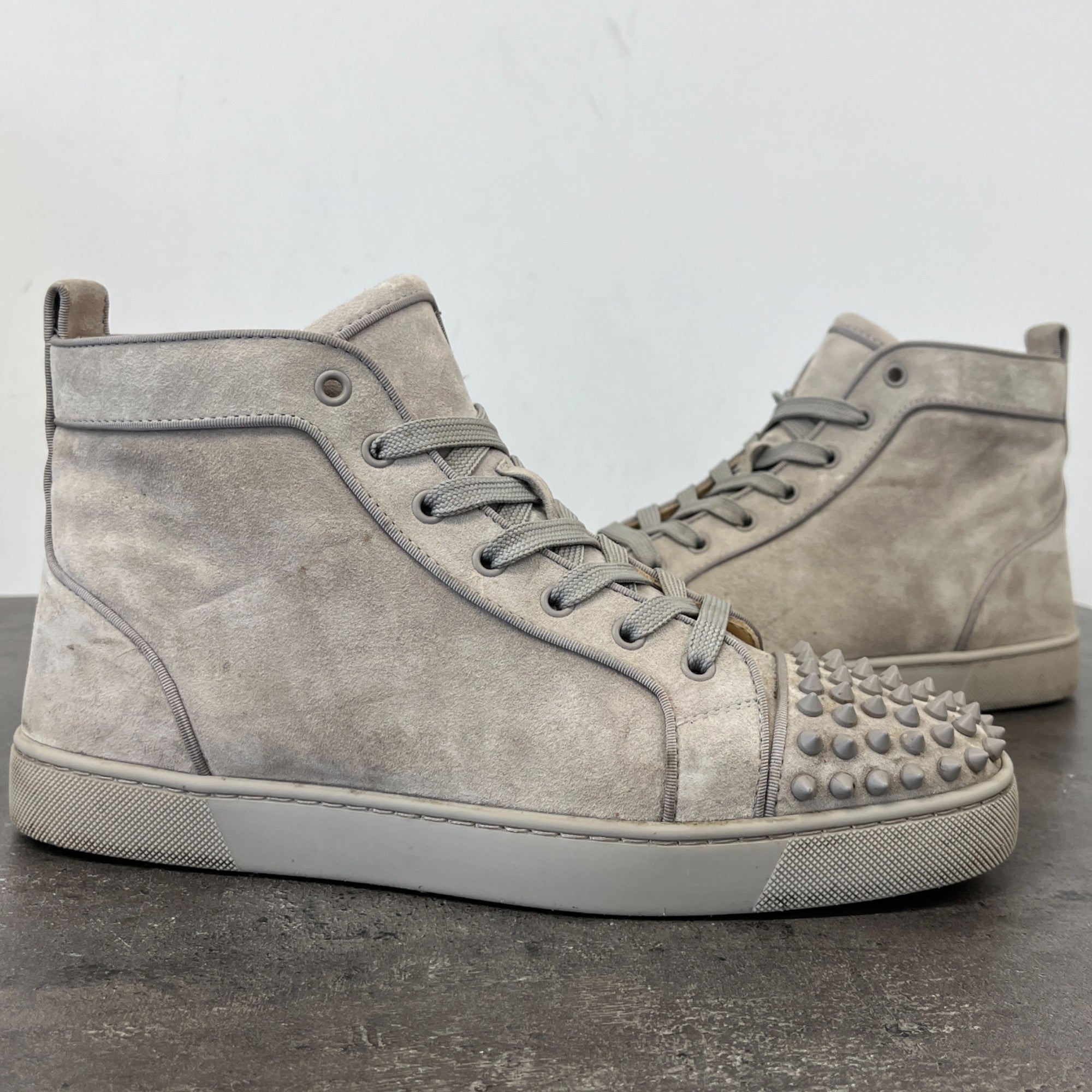 Men's Louis Spike High Trainers Grey Size EU 42 / UK 8