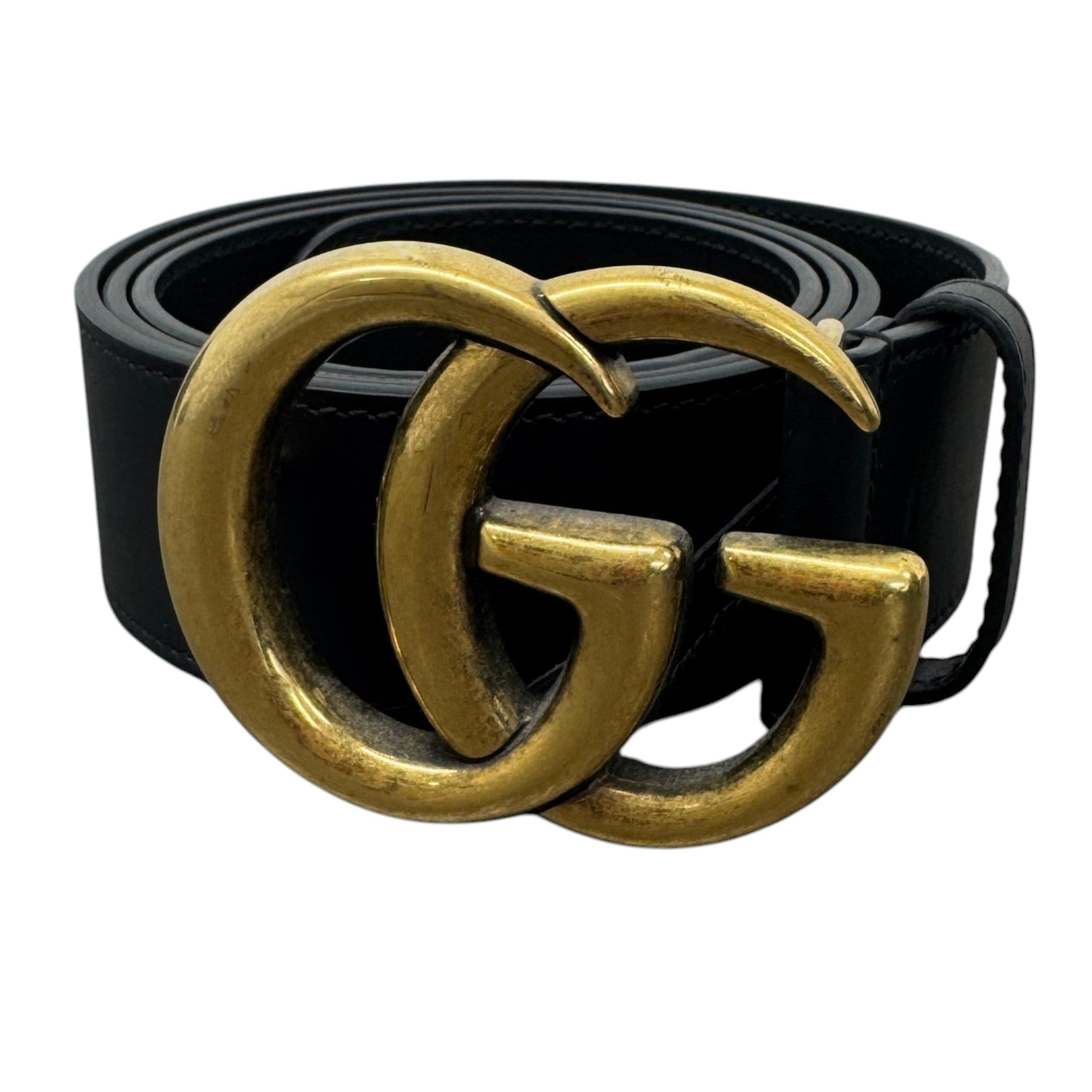 Women's Gg Marmont Belt Black Size 95cm / UK 14
