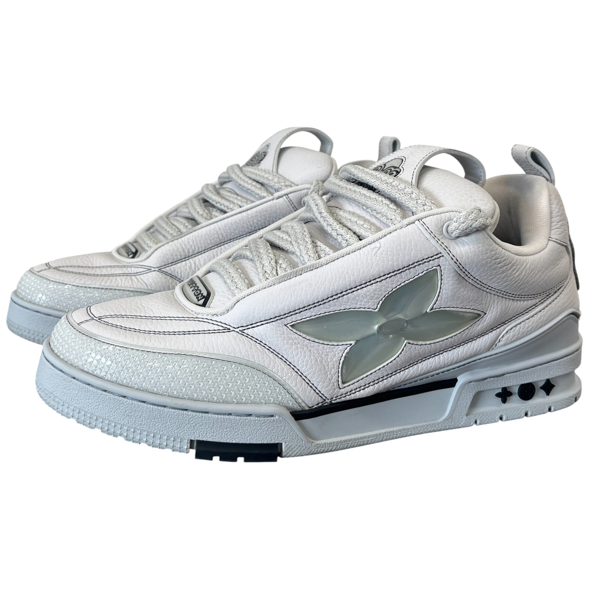 Men's Lv Skate Low Trainers Grey Size EU 44 / UK 10