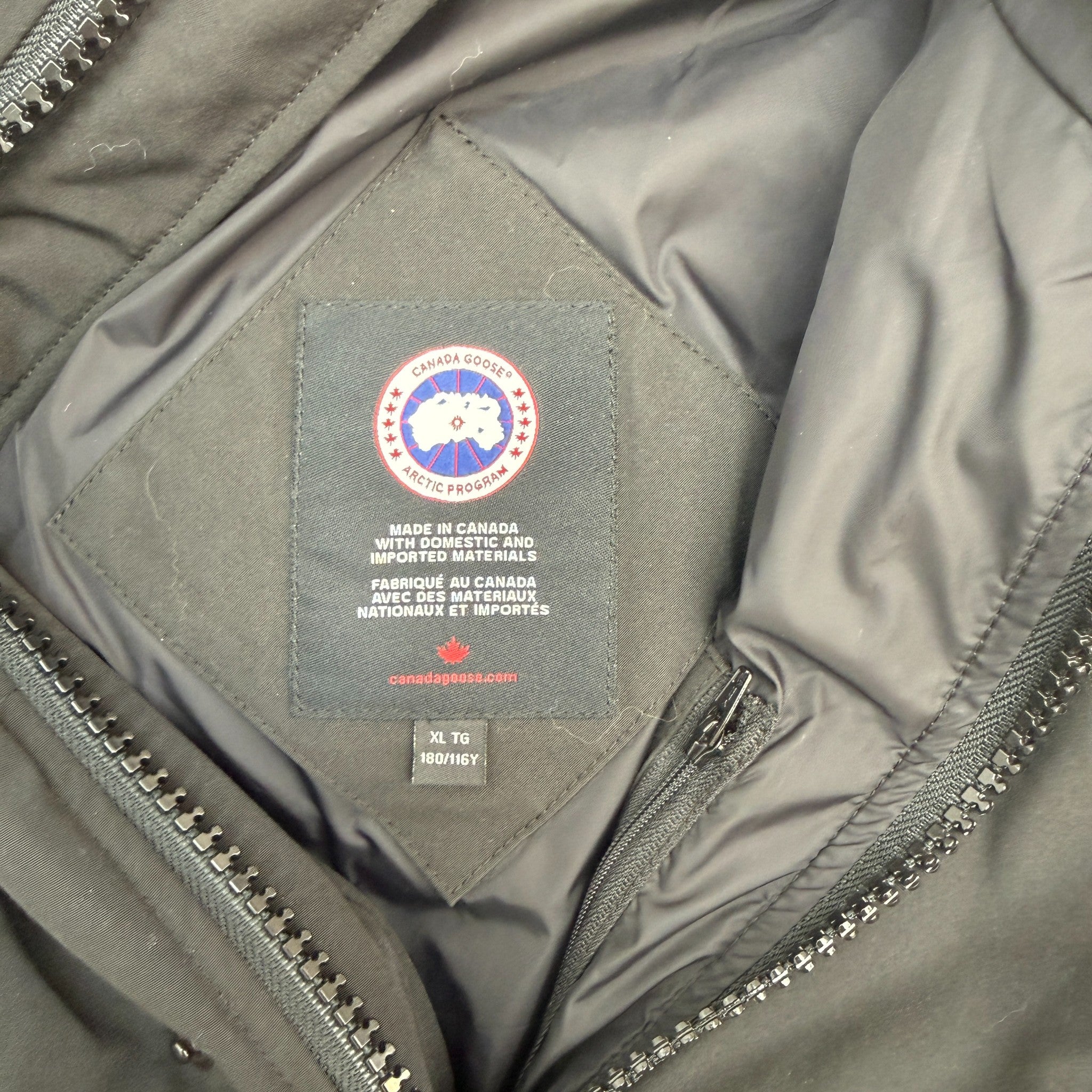 Men's Carson Down Jacket Black Size XL