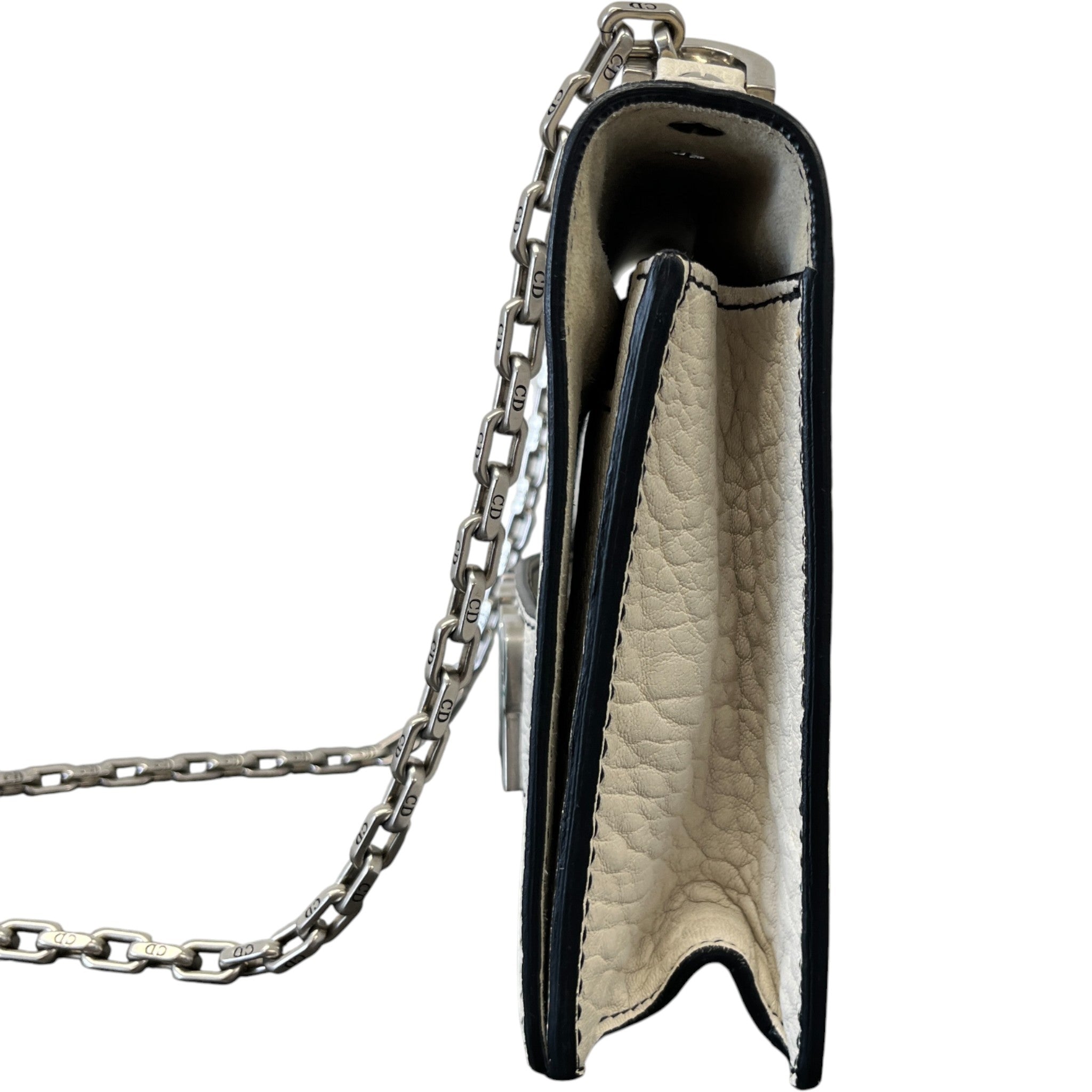 Women's J'Adior Chain Flap Handbag White