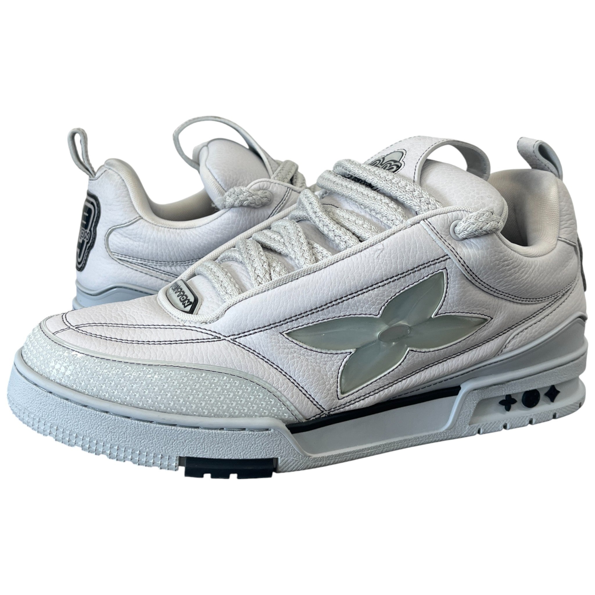 Men's Lv Skate Low Trainers Grey Size EU 44 / UK 10