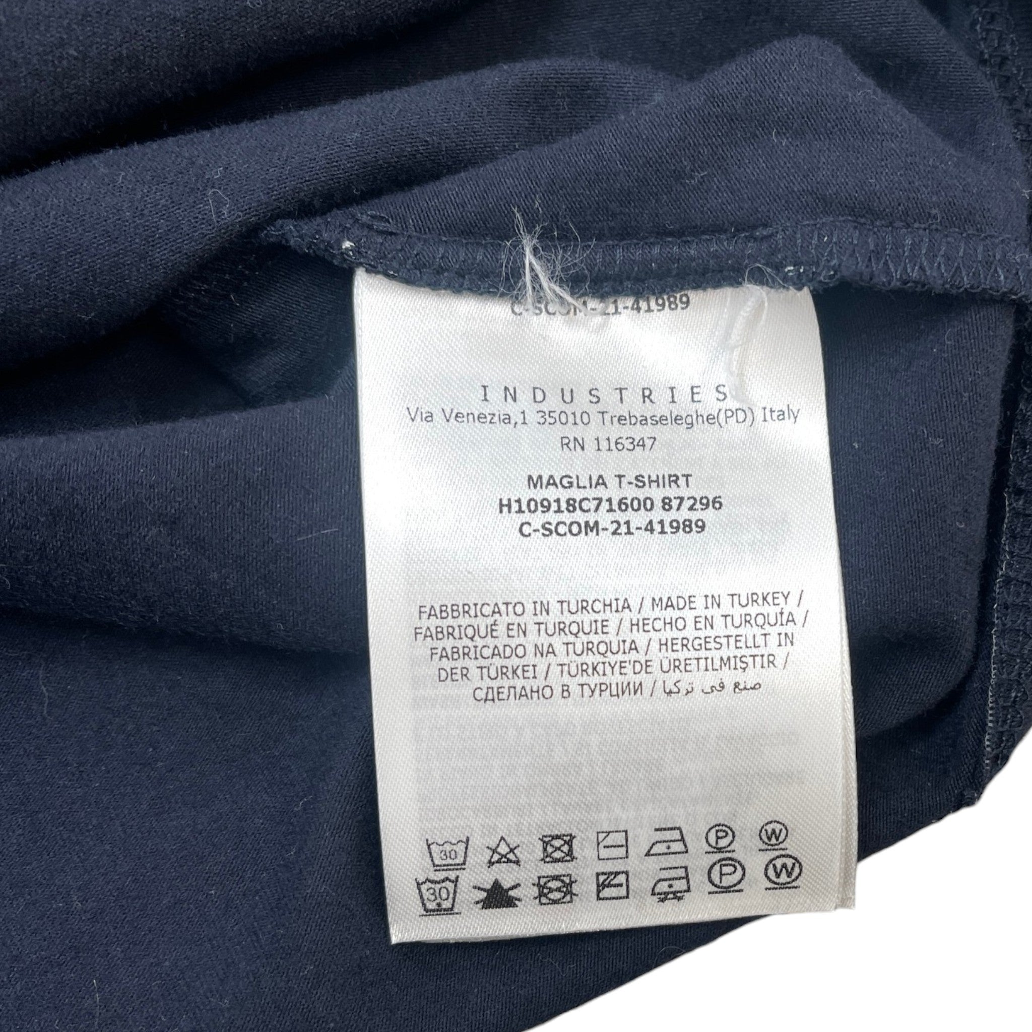 Men's Maglia T-Shirt Navy Size M