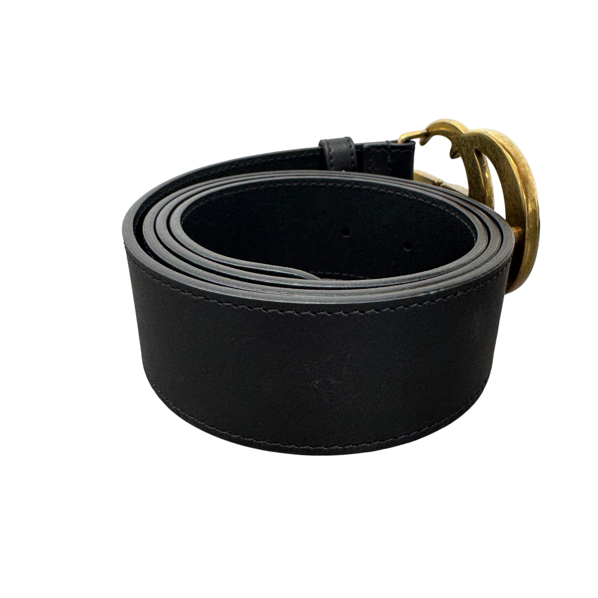Women's Gg Marmont Belt Black Size 95cm / UK 14