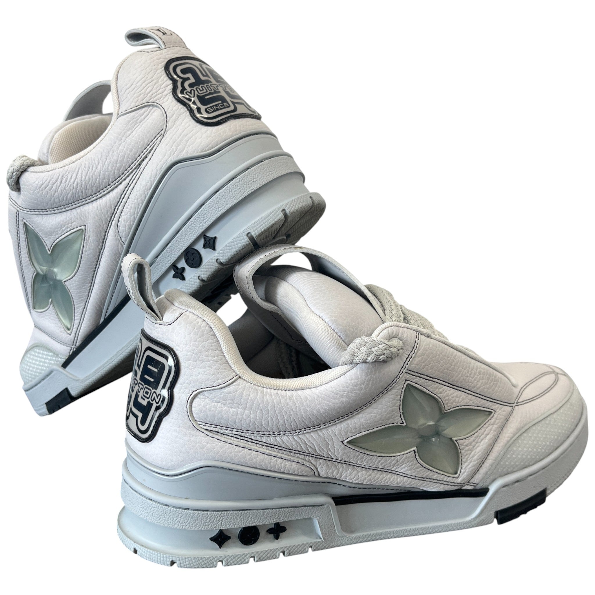 Men's Lv Skate Low Trainers Grey Size EU 44 / UK 10