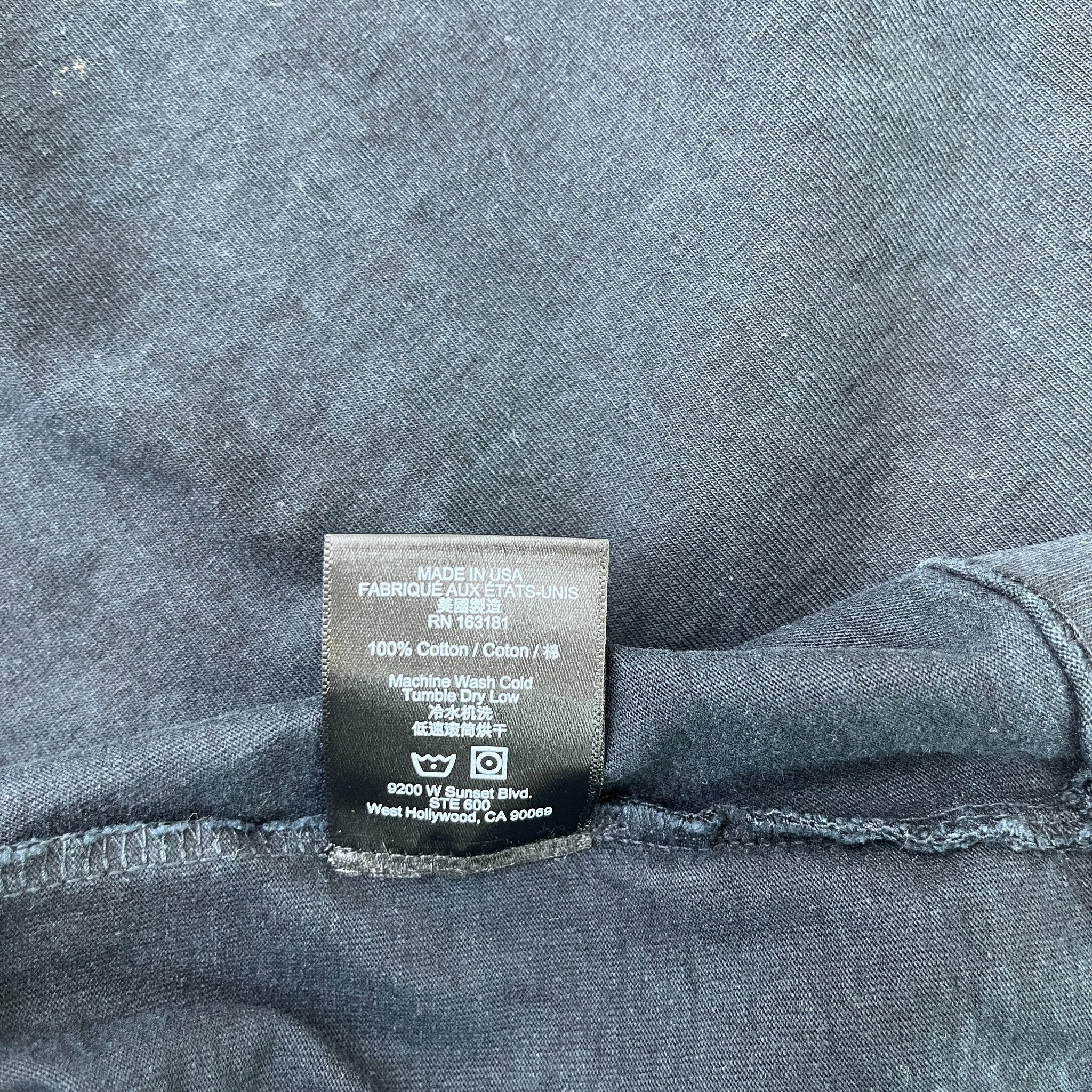 Men's Saint Barts T-Shirt Navy Size XL