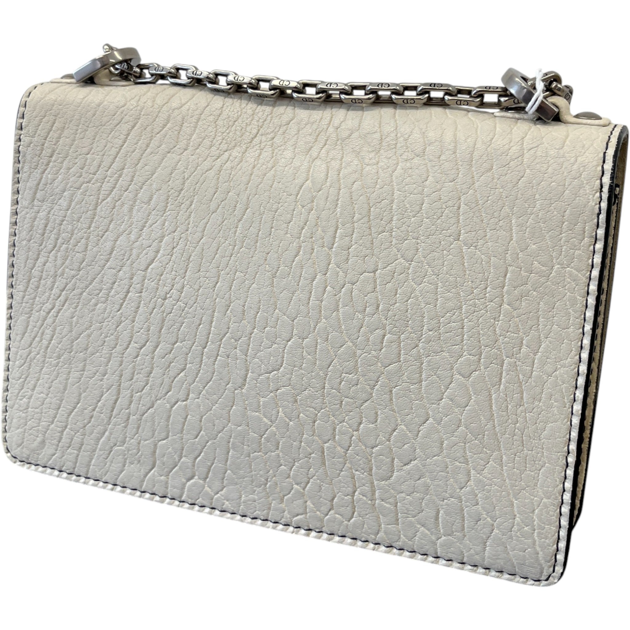 Women's J'Adior Chain Flap Handbag White