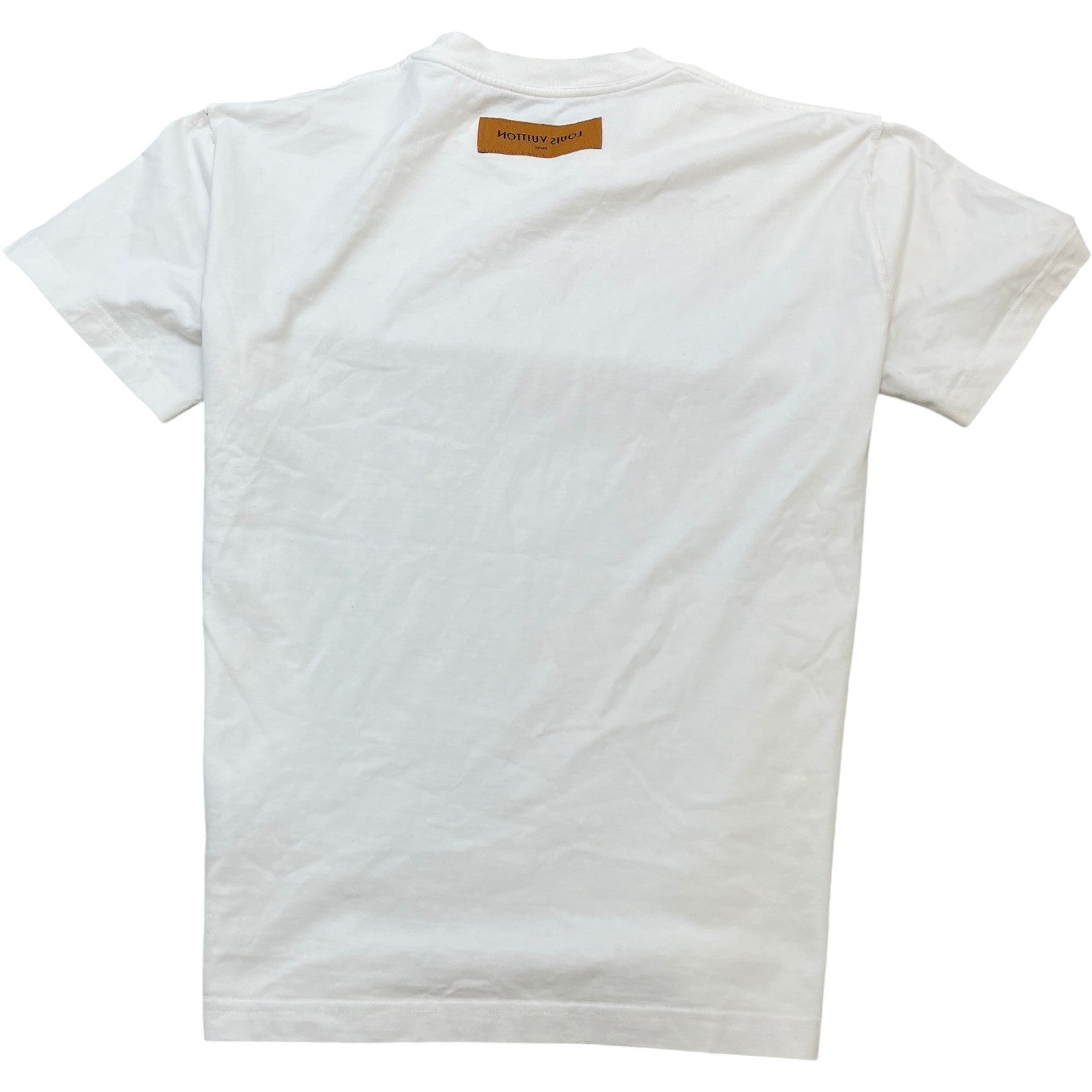 Men's Lv Logo T-Shirt White Size S