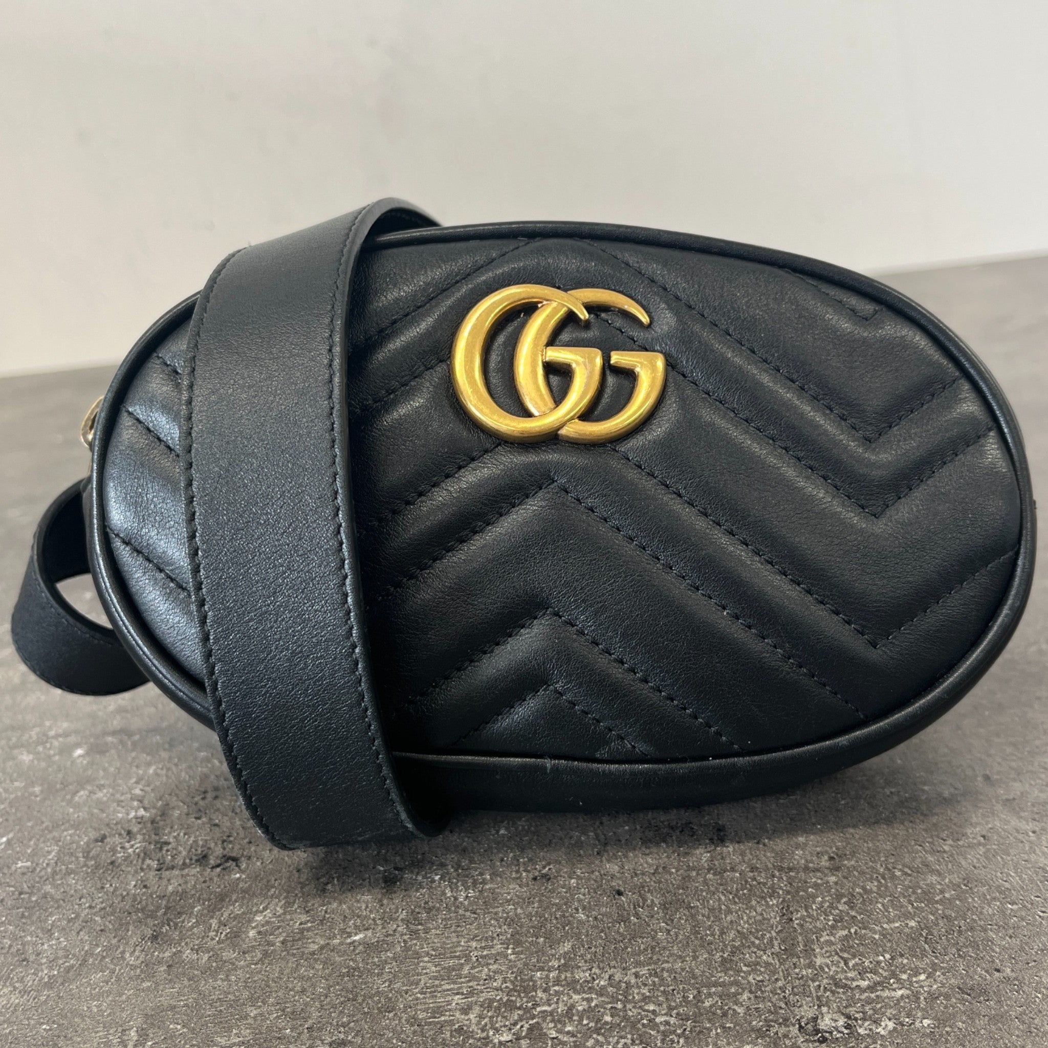 Women's Gg Marmont Belt Bag Black