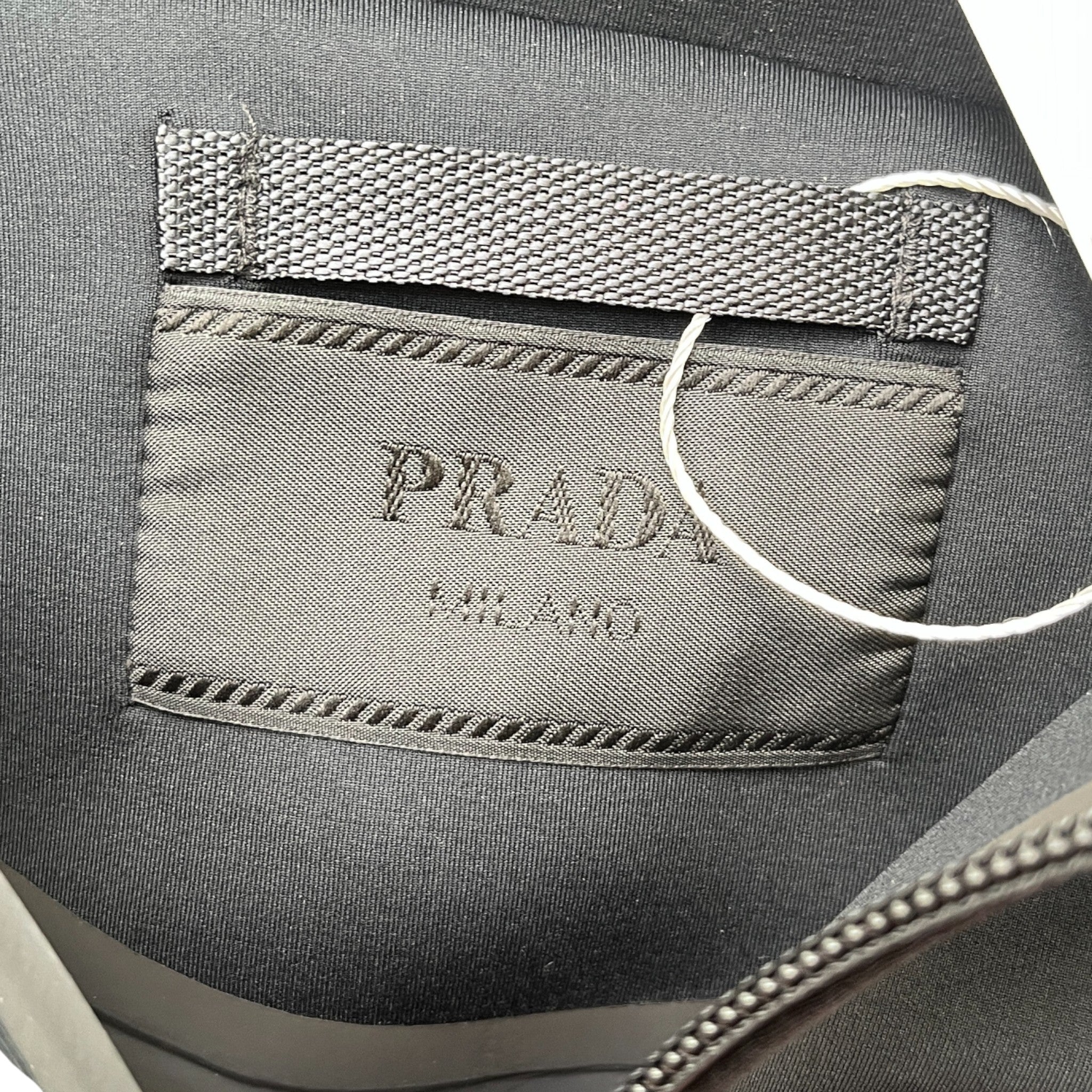 Men's Logo Print Track Jacket Black Size M