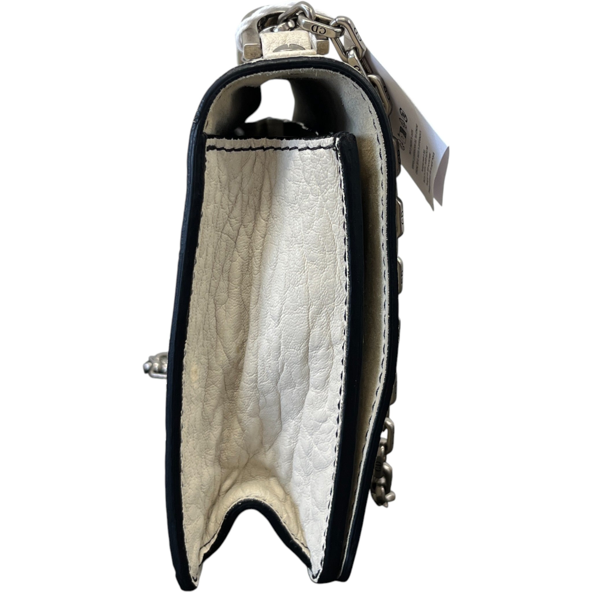 Women's J'Adior Chain Flap Handbag White