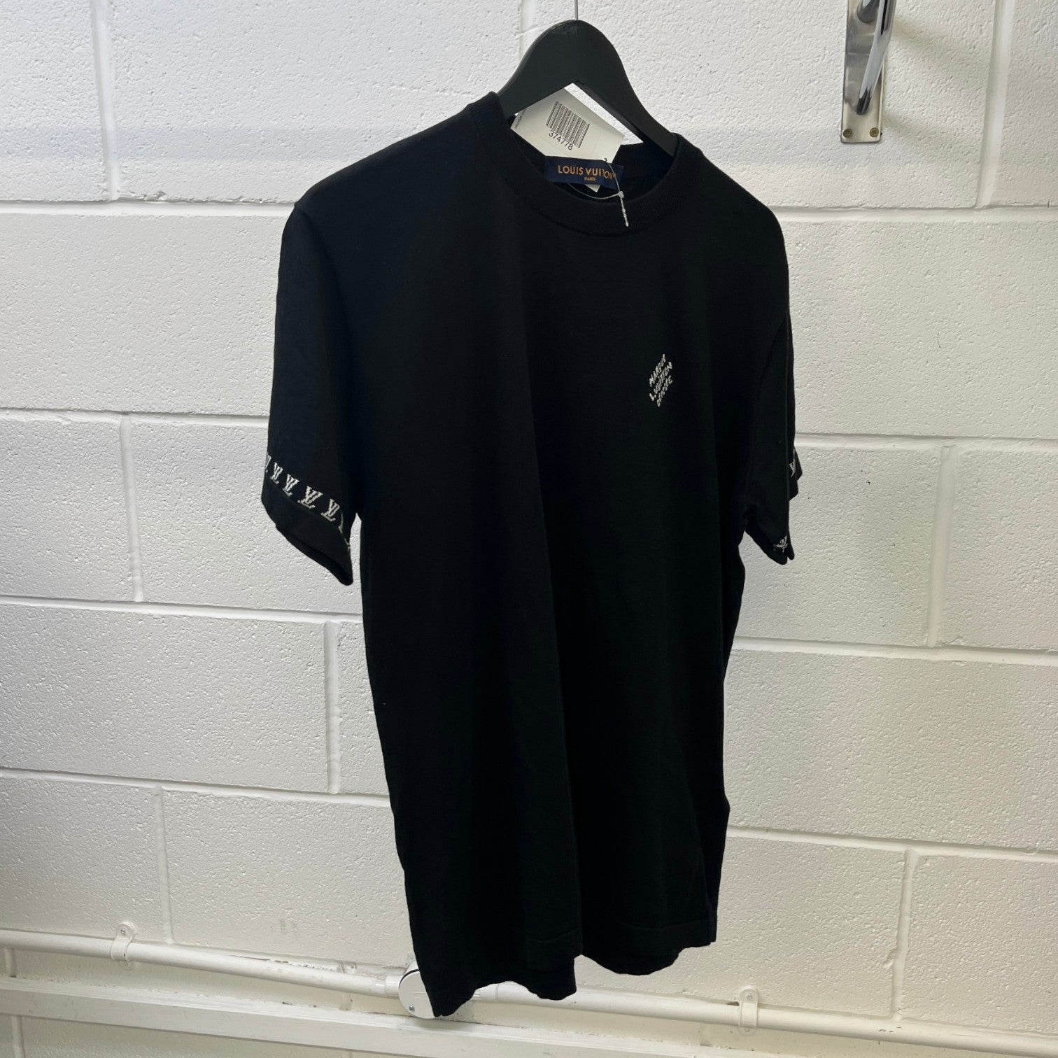 Men's Crewneck T-Shirt Black Size M