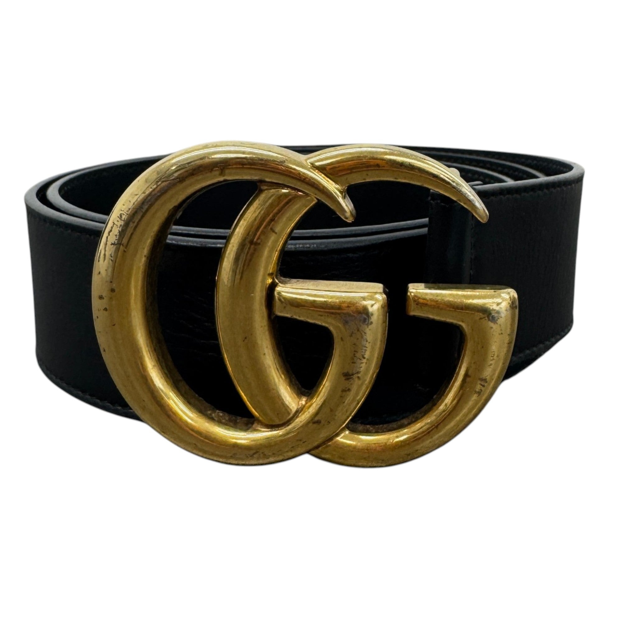 Women's Gg Marmont Belt Black Size 85CM / UK 10