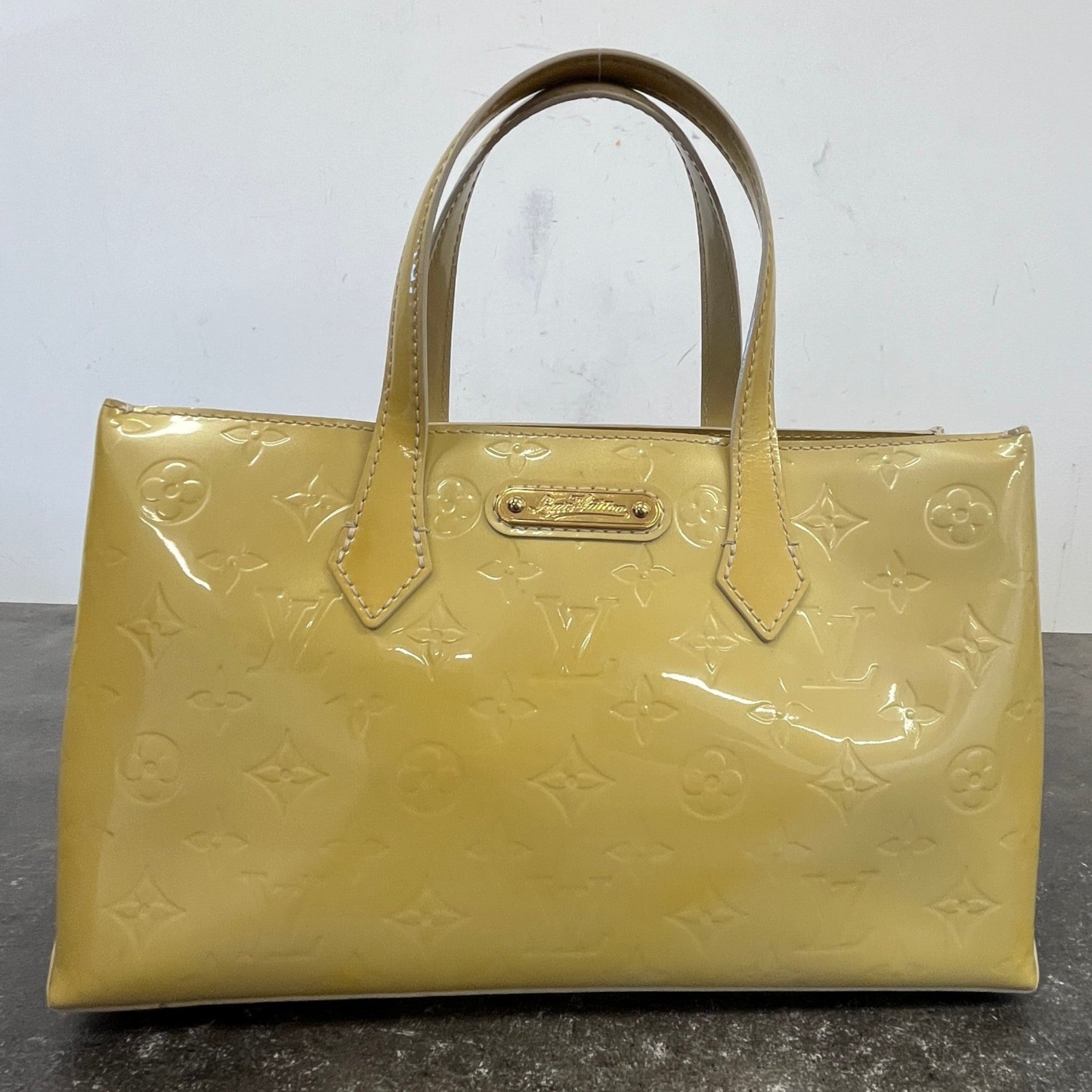 Women's Monogram Vernis Wilshire Pm Bag Yellow