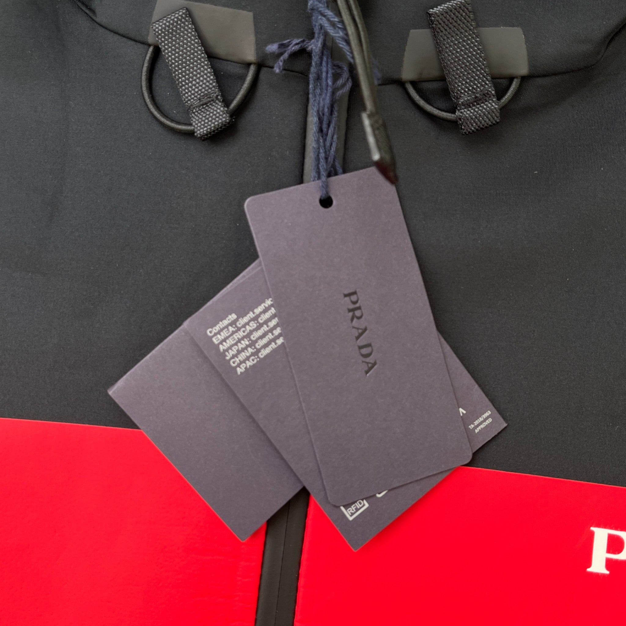 Men's Logo Print Track Jacket Black Size M