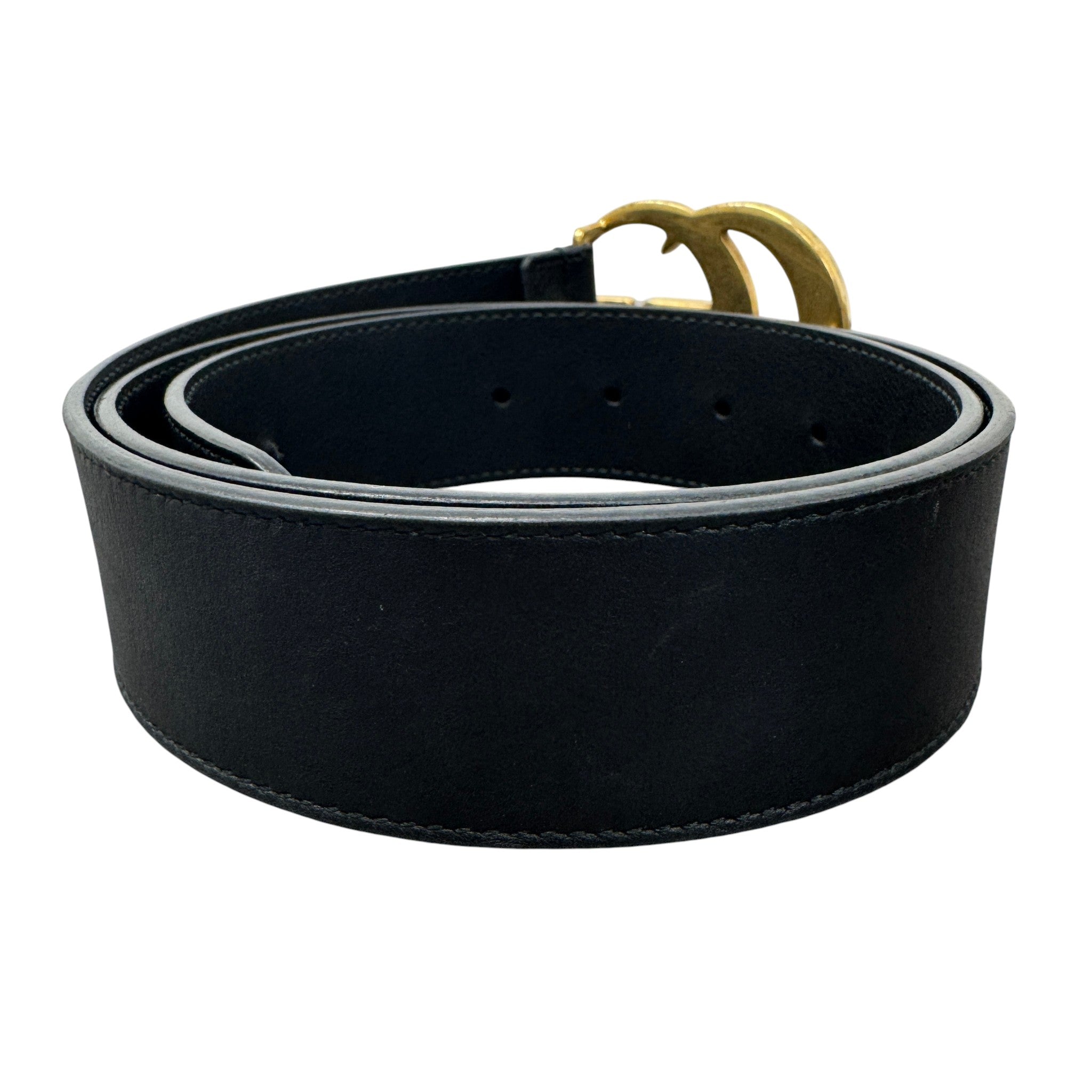 Women's Gg Marmont Belt Black Size 85CM / UK 10