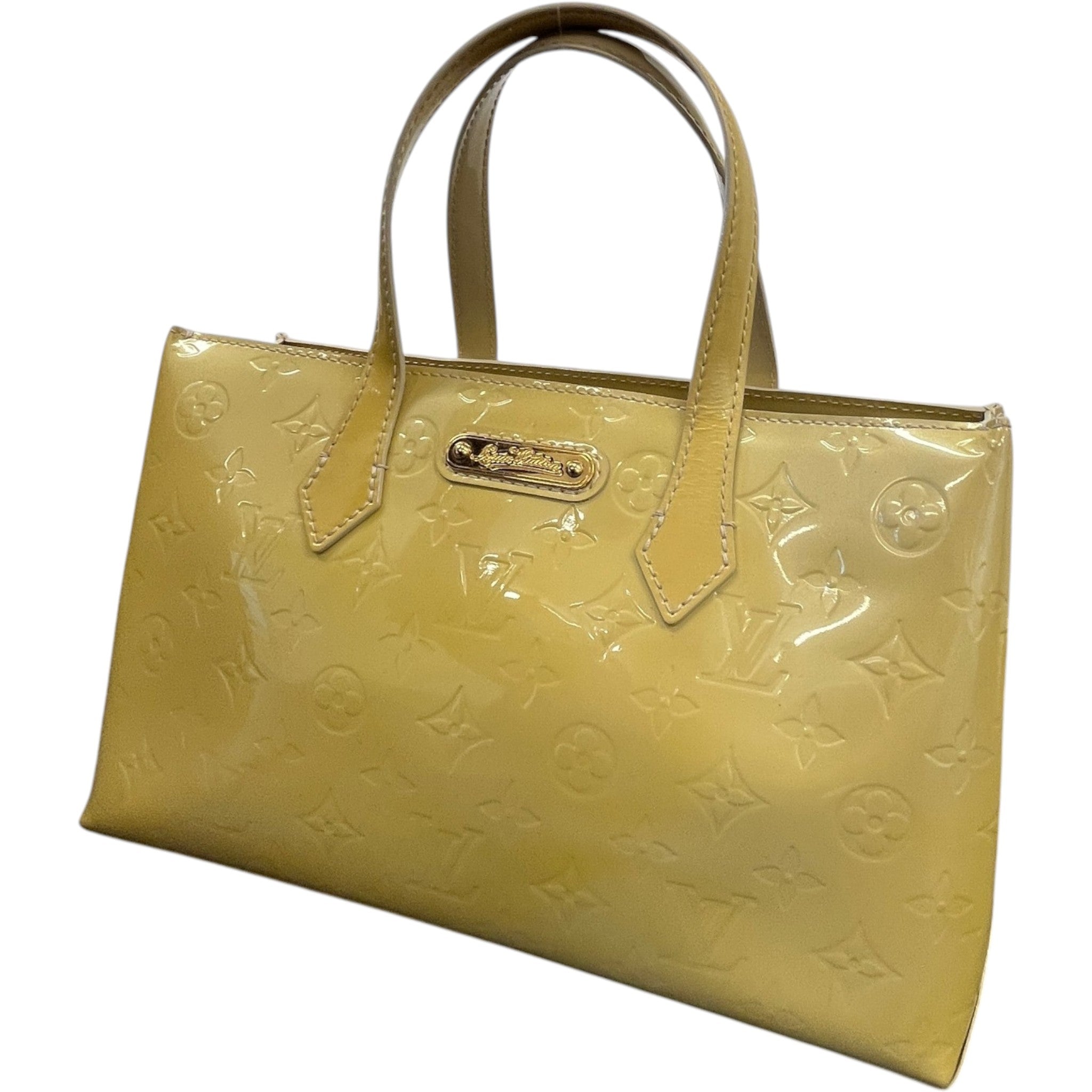 Women's Monogram Vernis Wilshire Pm Bag Yellow