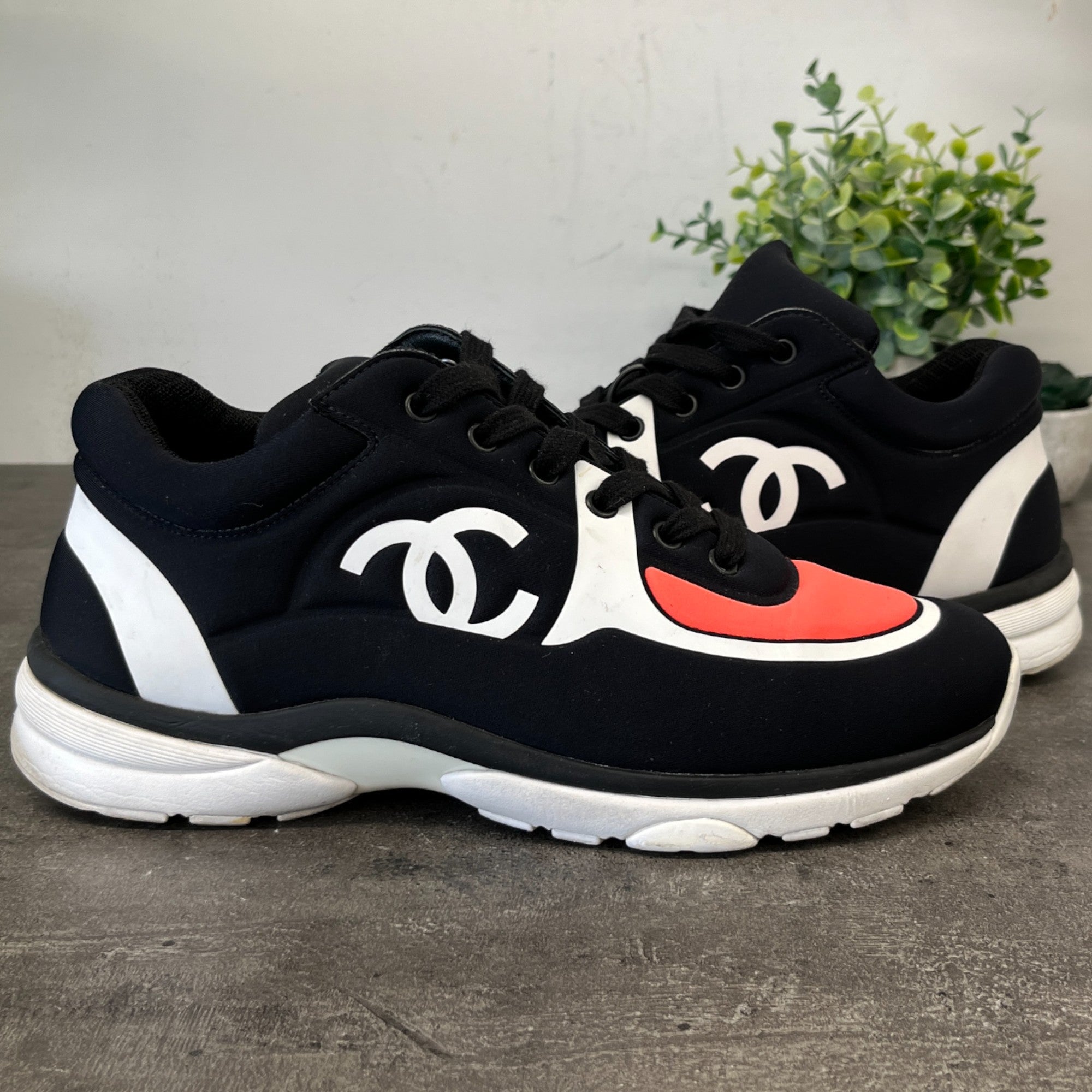 Men's Cc Runner Low Trainers Black Size EU 40 / UK 6