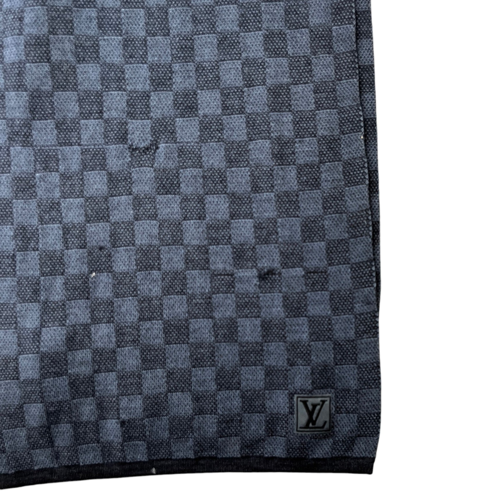 Men's Damier Echarpes Petit Scarf Grey