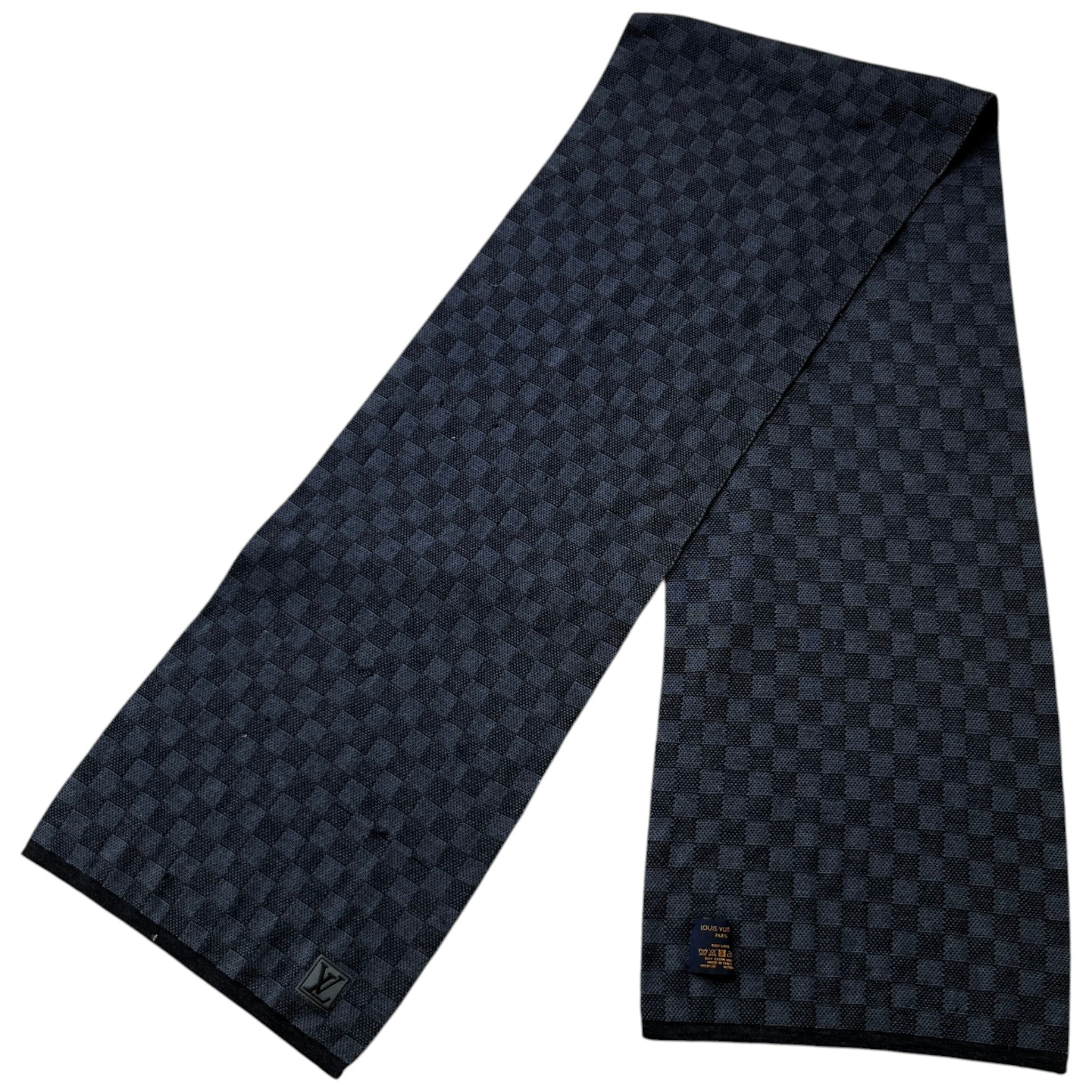 Men's Damier Echarpes Petit Scarf Grey