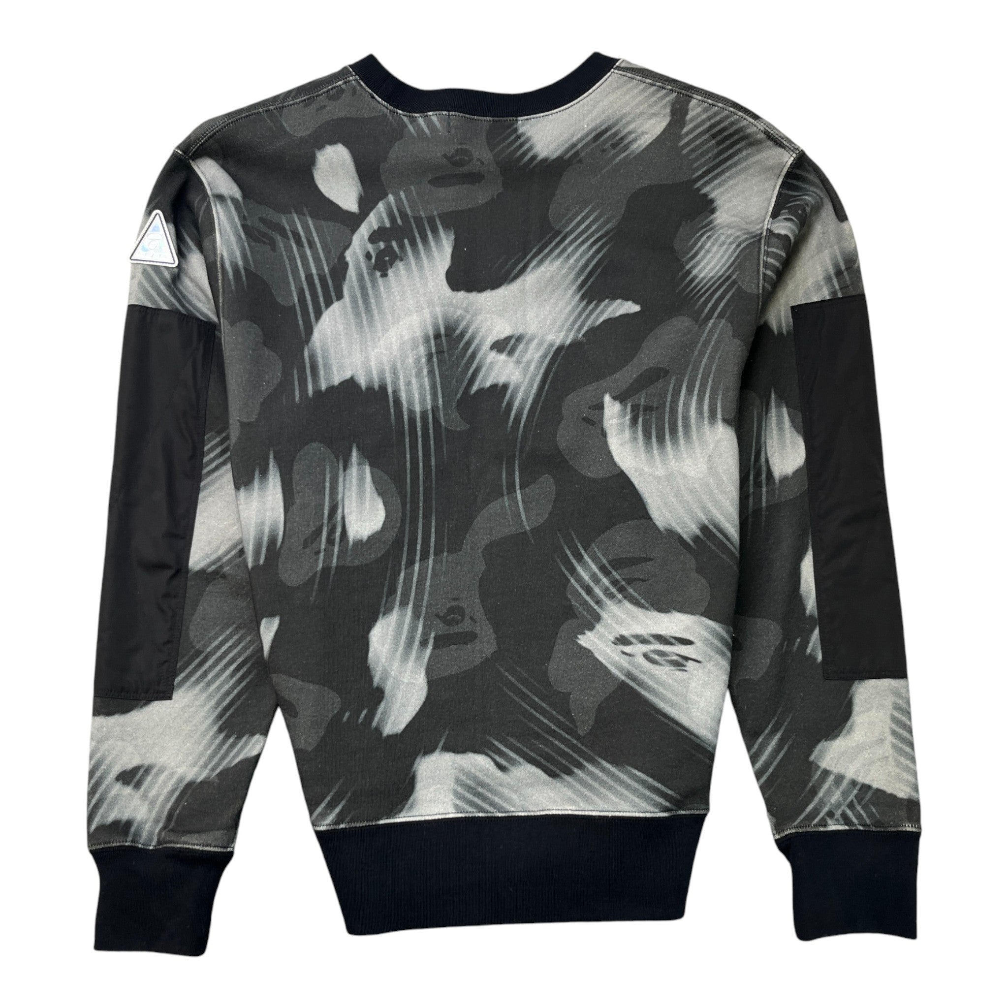 Men's Stroke Camo Sweatshirt Black Size S