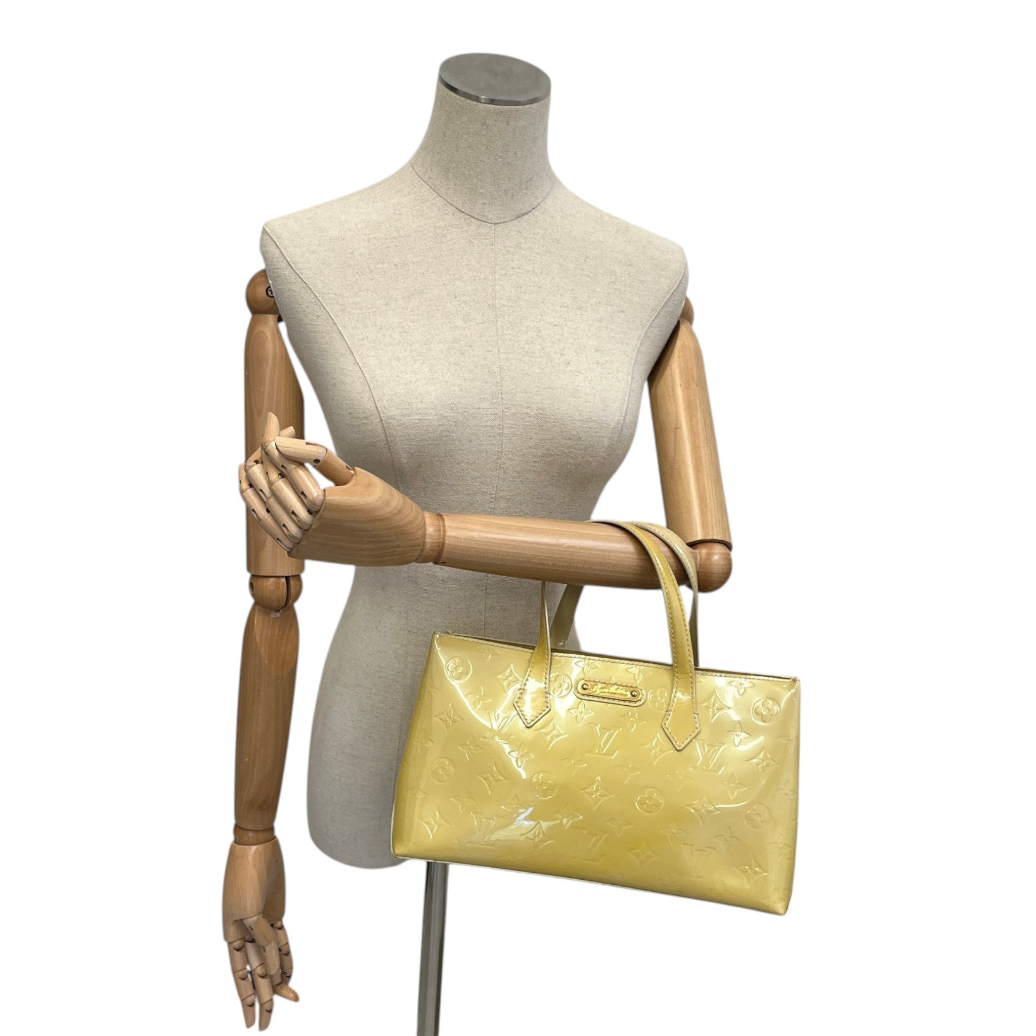 Women's Monogram Vernis Wilshire Pm Bag Yellow