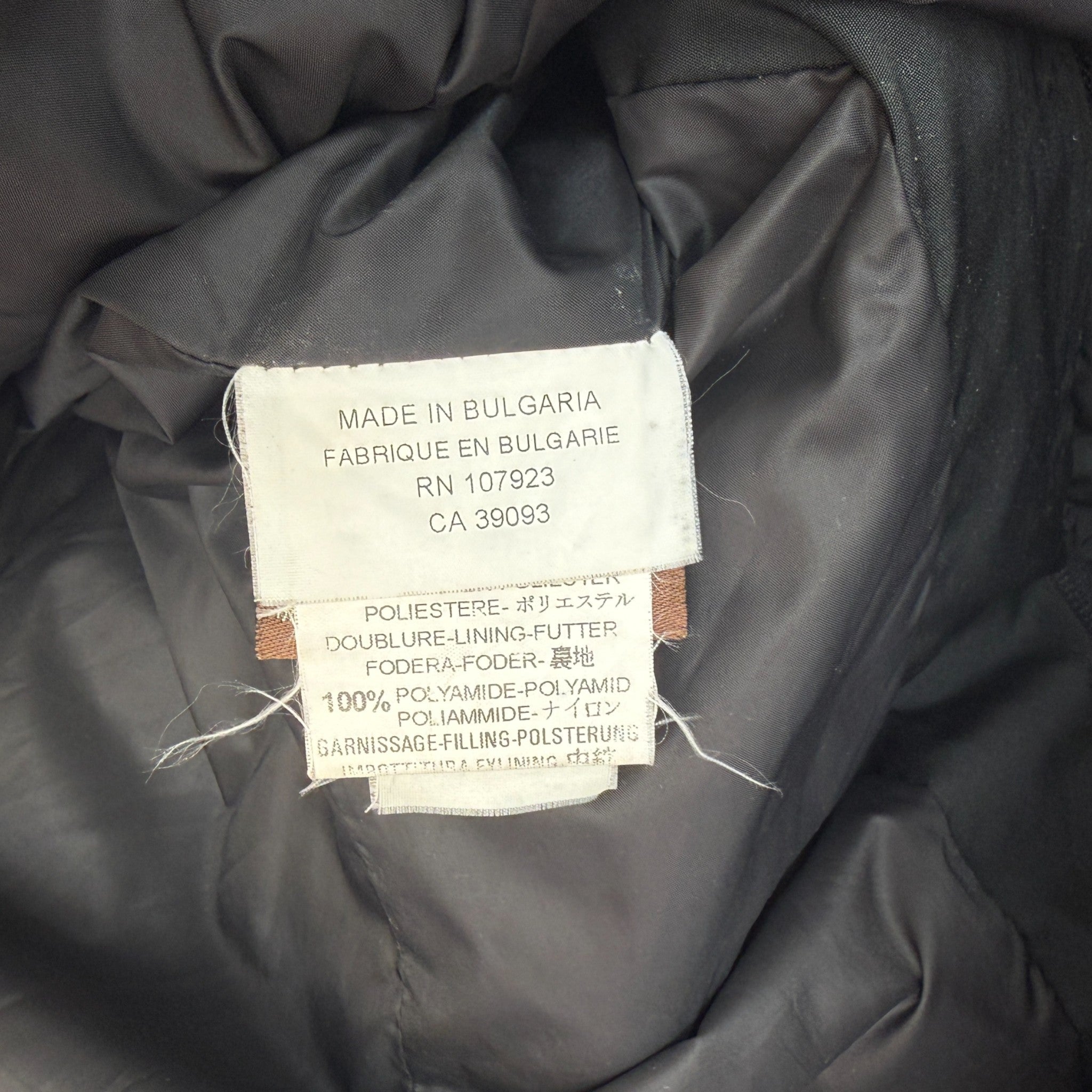 Women's Vintage Down Jacket Black Size 2 / UK 12