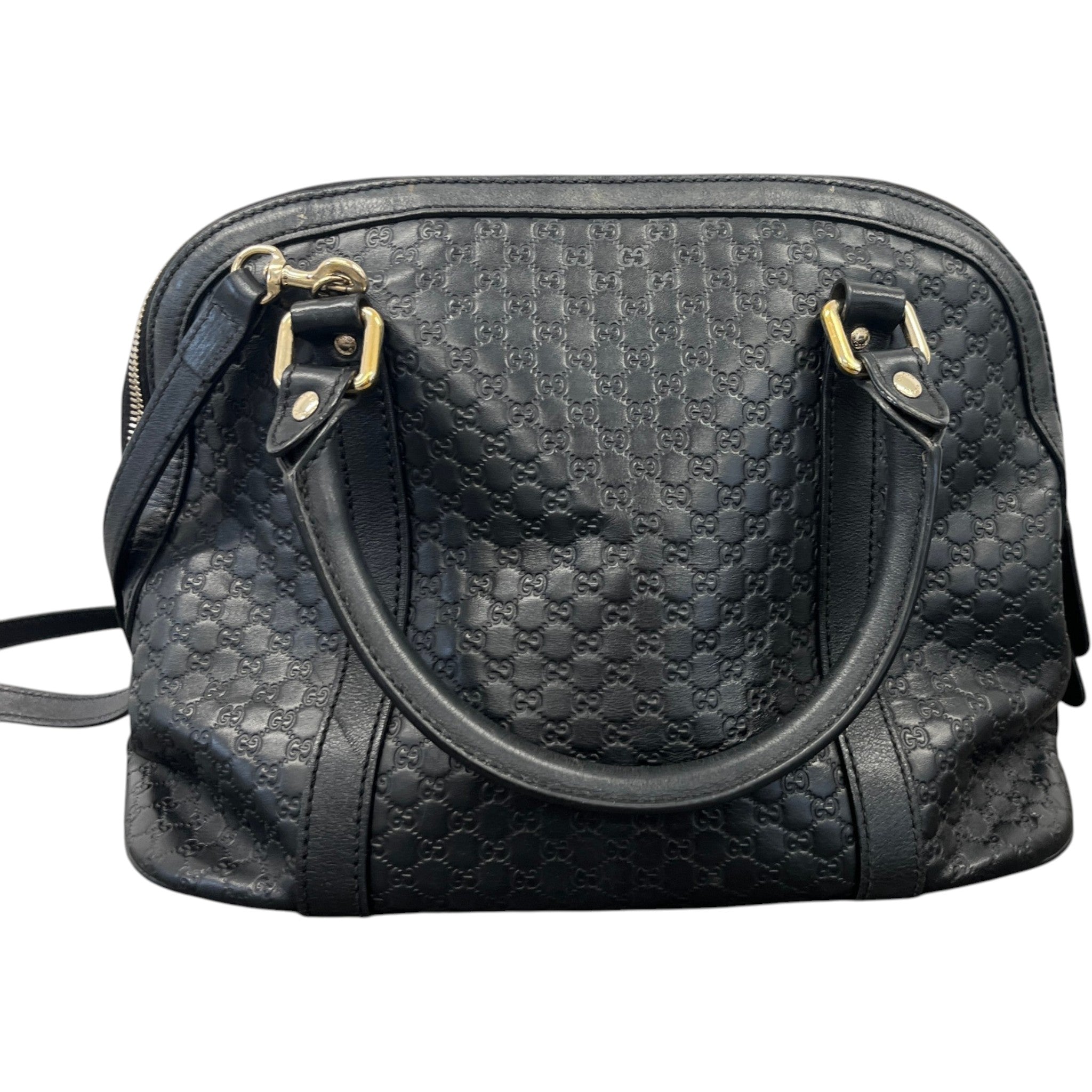 Women's Microguccissima Dome Handbag Black
