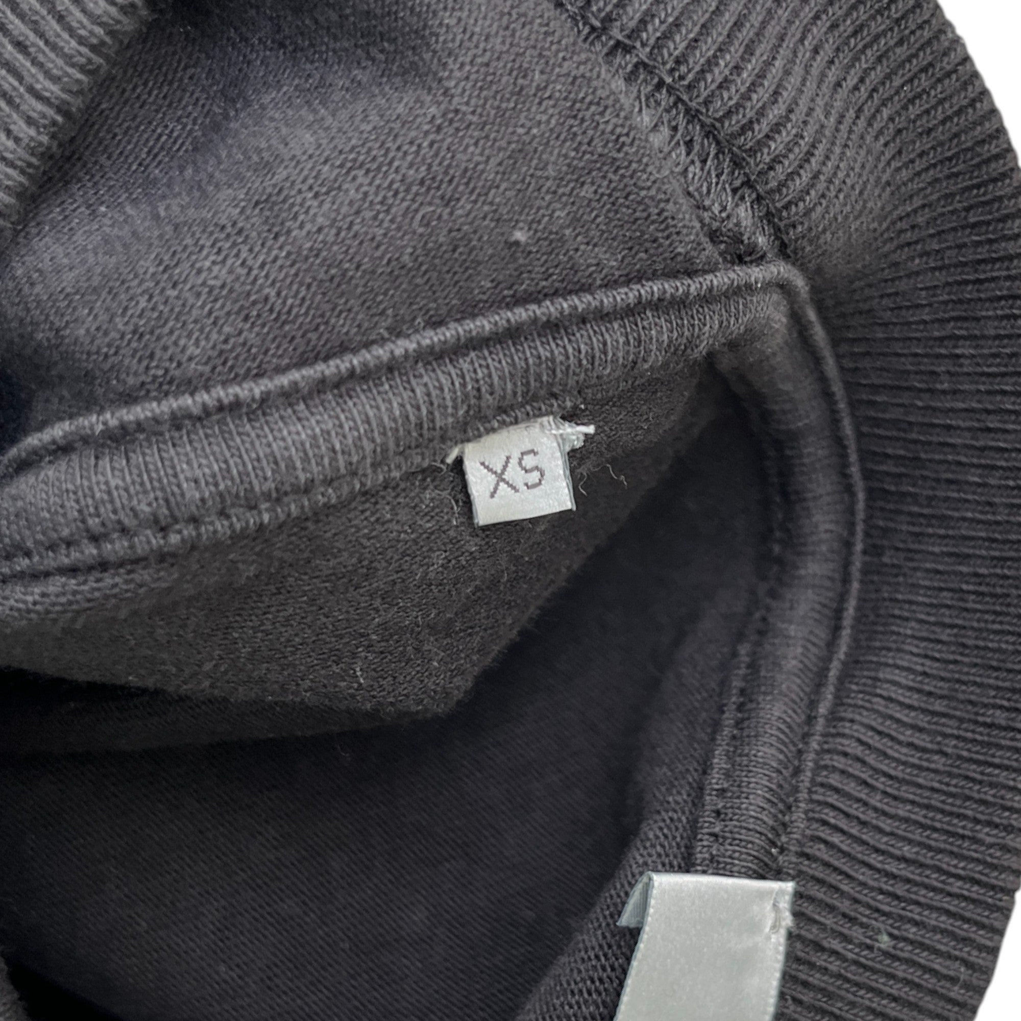 Men's Embroidered Logo T-Shirt Black Size XS