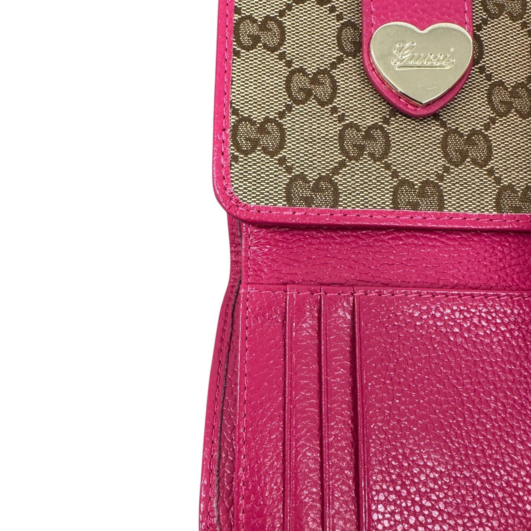 Women's Gg Heart Purse Pink