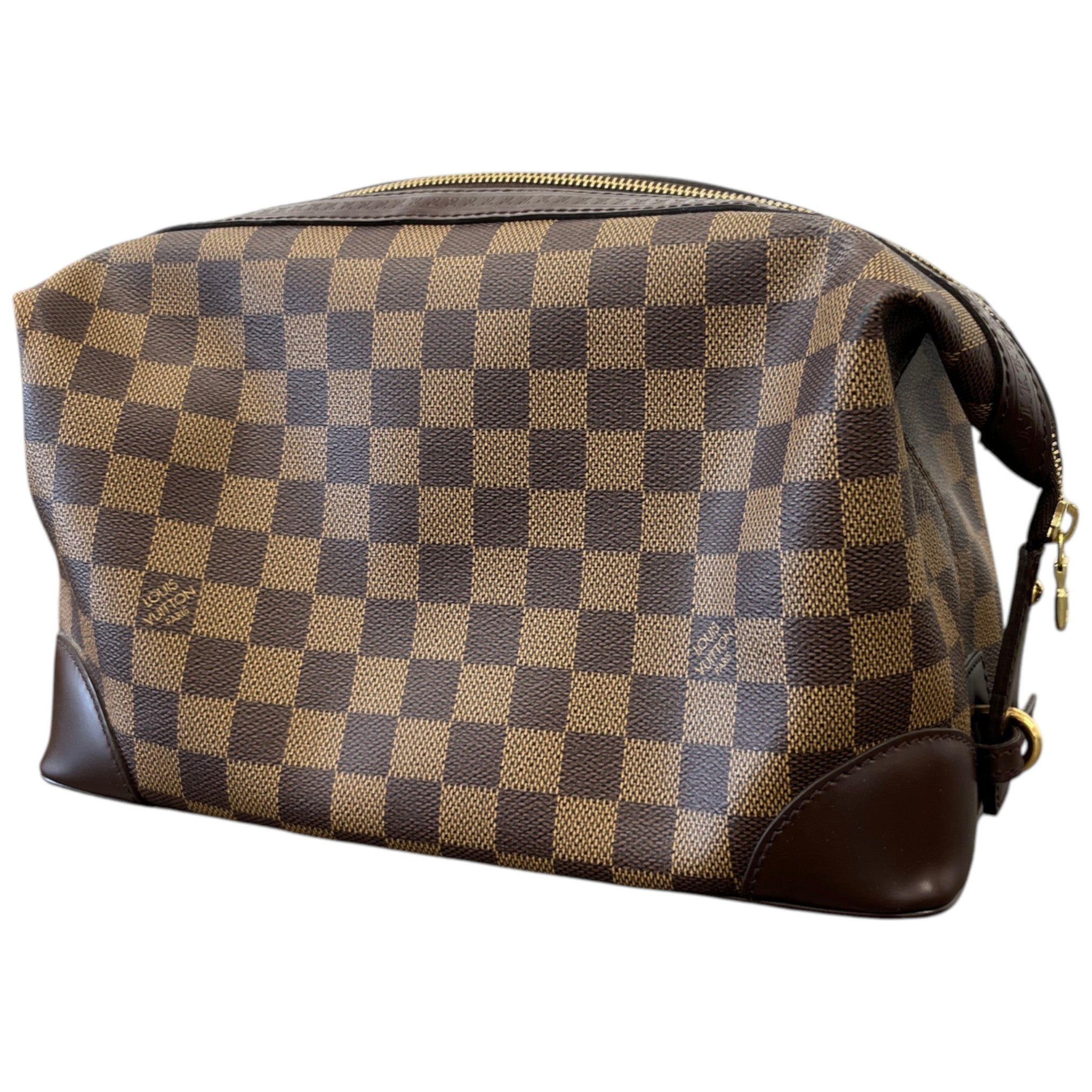 Women's Damier Ebene Vaslav Pouch Brown