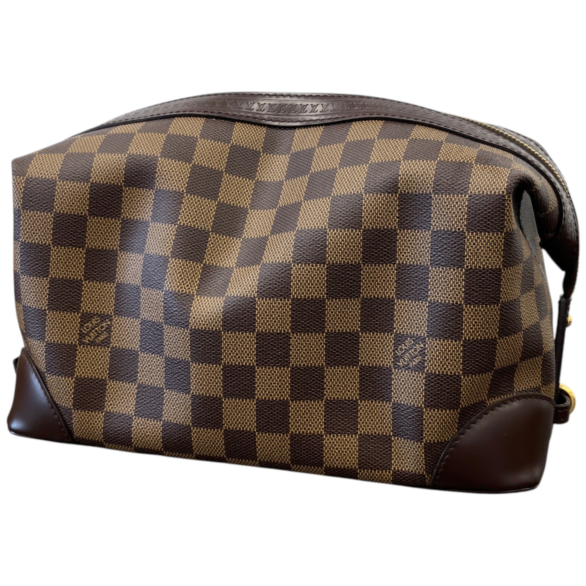 Women's Damier Ebene Vaslav Pouch Brown